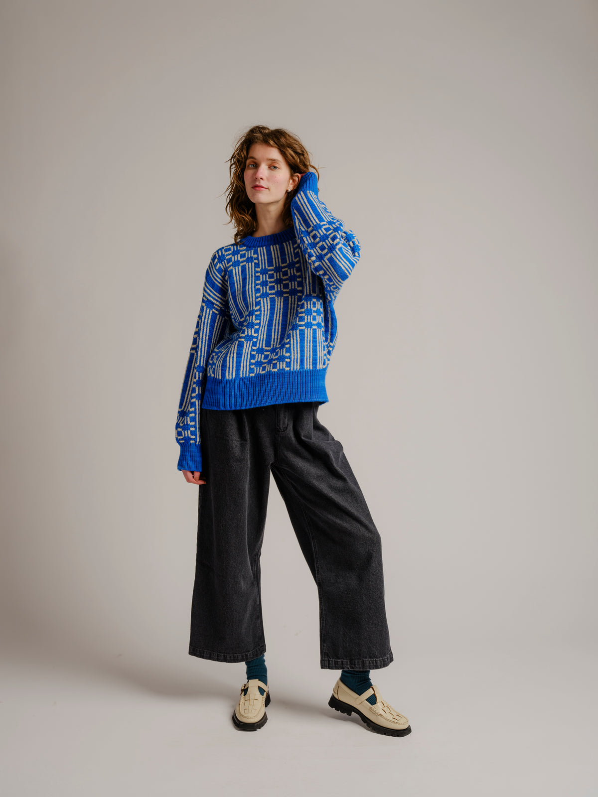 Passing Through Sweater - Cerulean