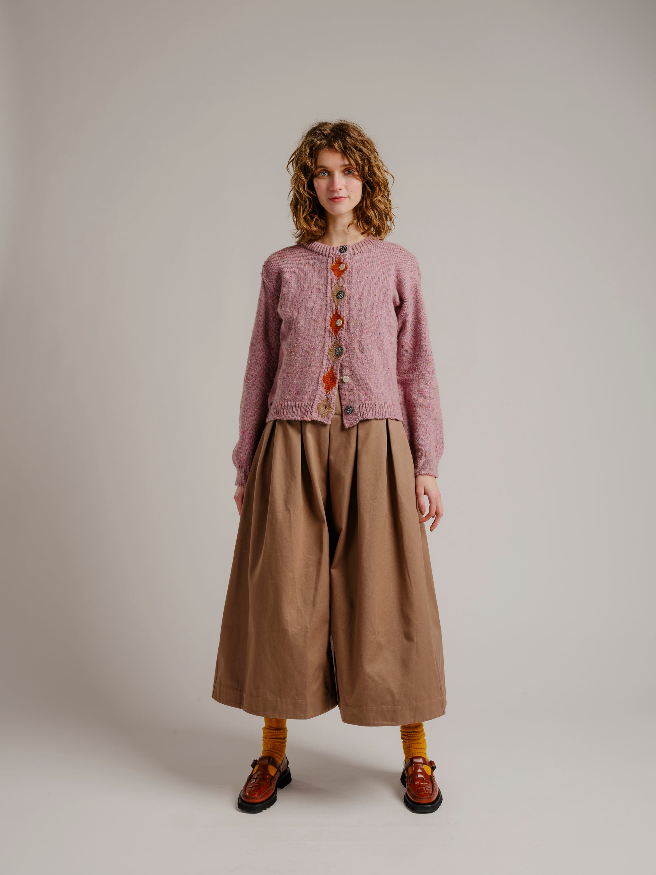 Diamond Placket Cardigan Pattern