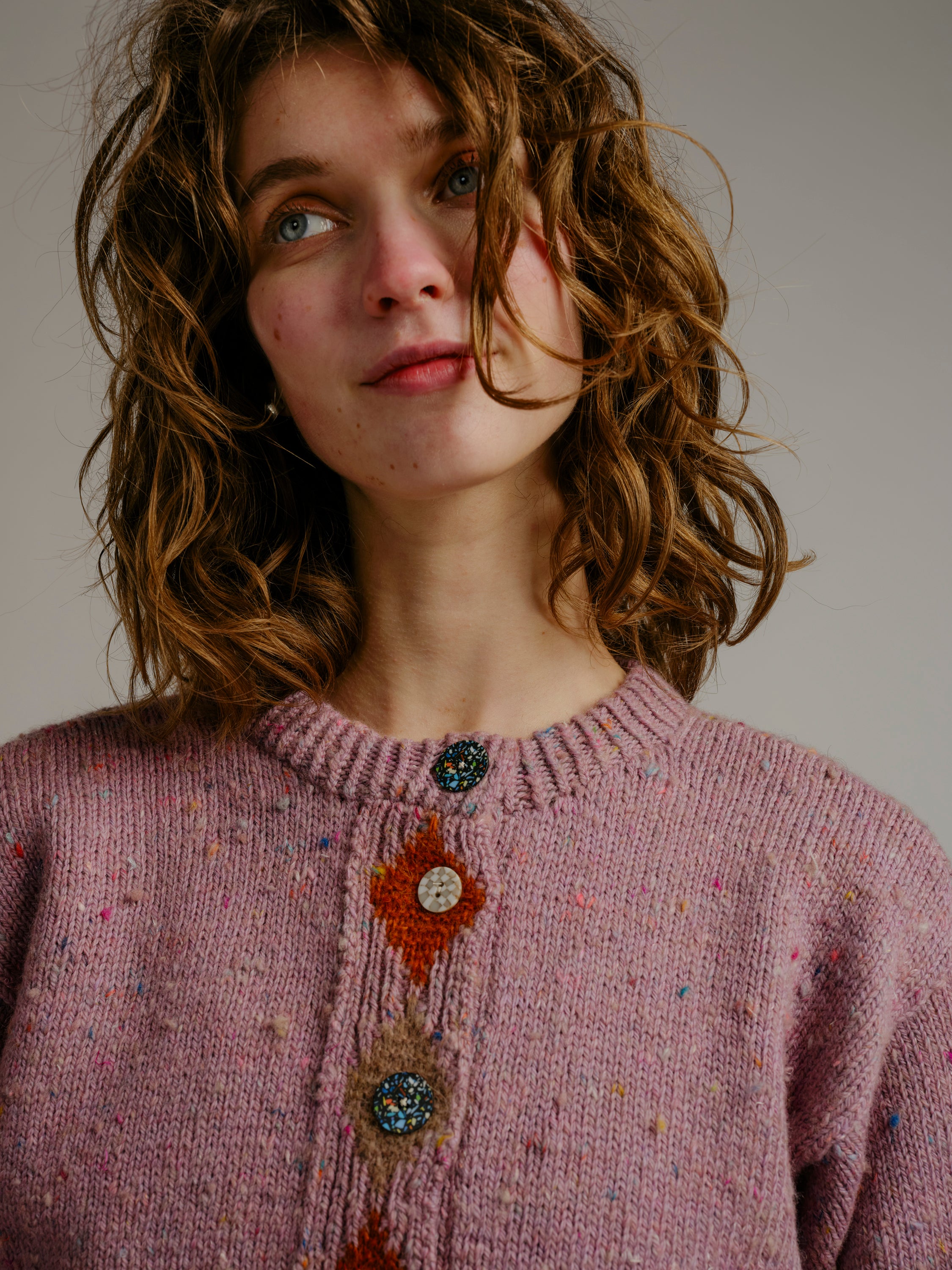 Diamond Placket Cardigan Pattern