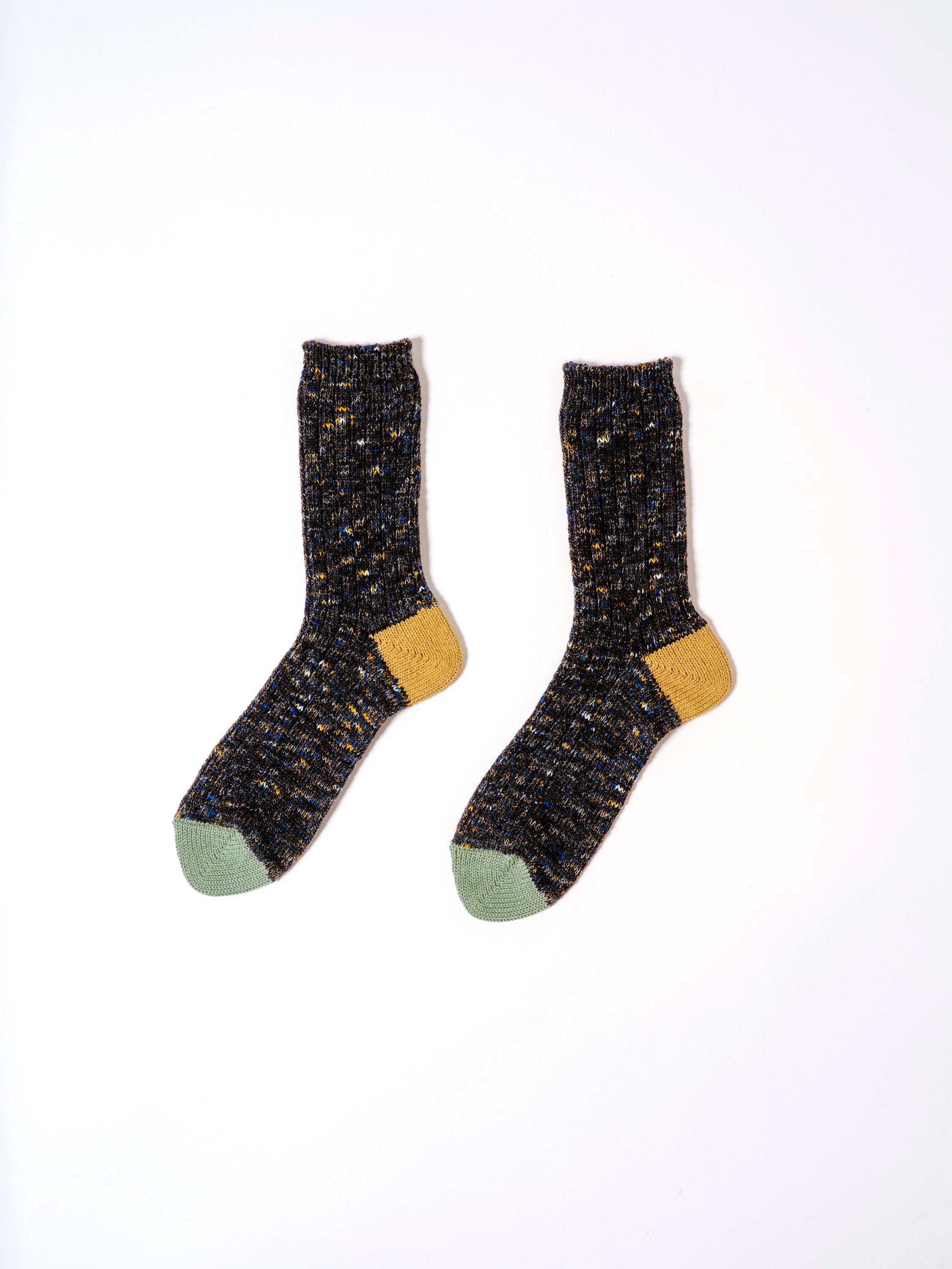 Wool Crew Socks - Night