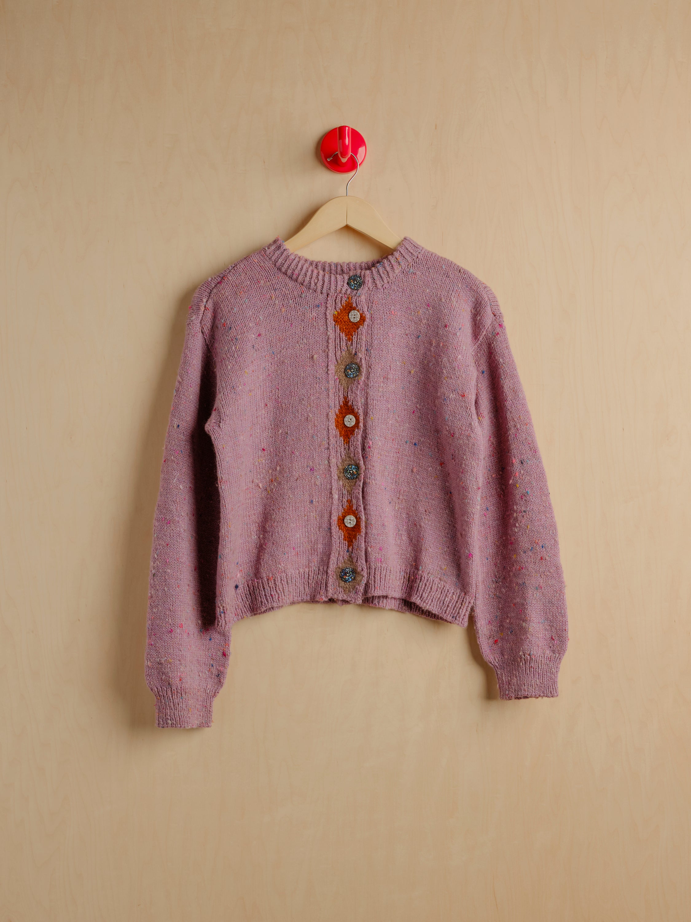 Diamond Placket Cardigan Pattern