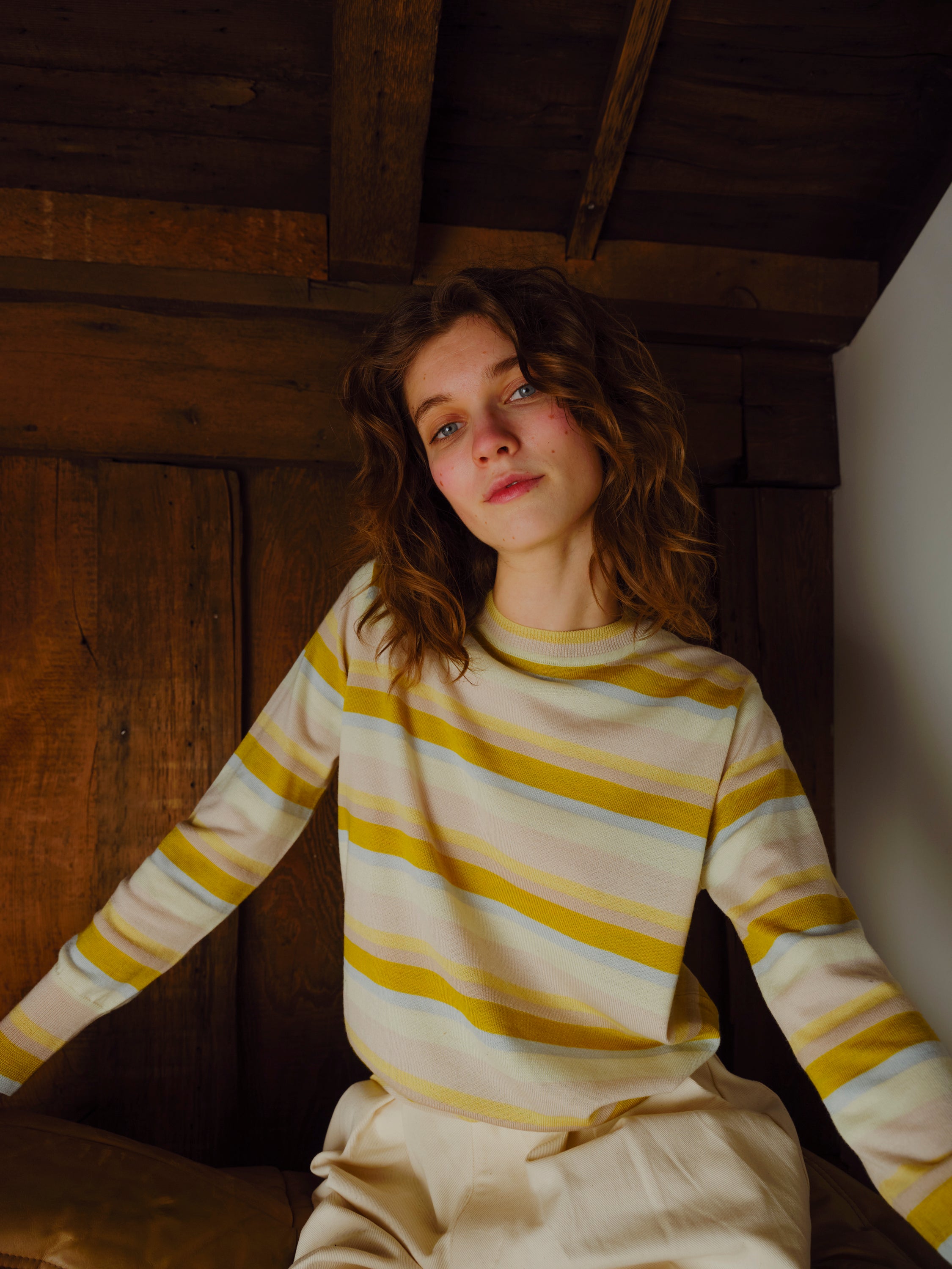 Dusk Striped Crew