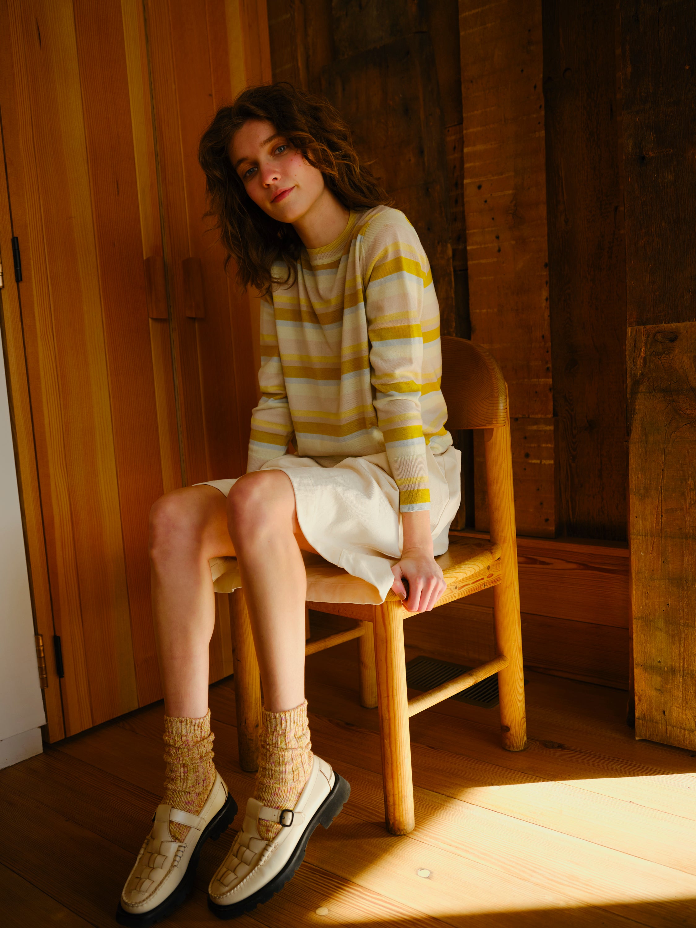 Dusk Striped Crew