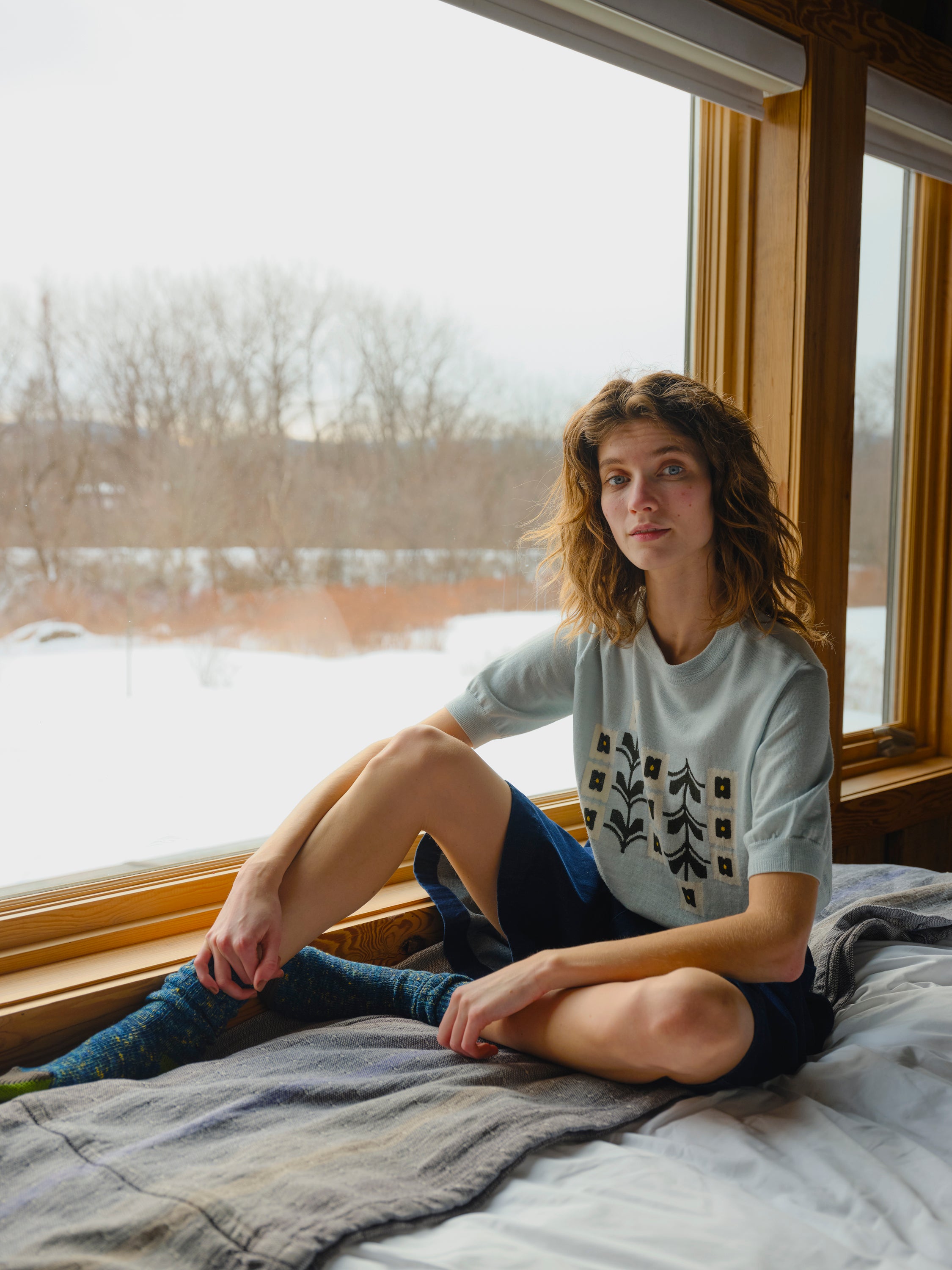 Hellebore Flower Sweater Tee