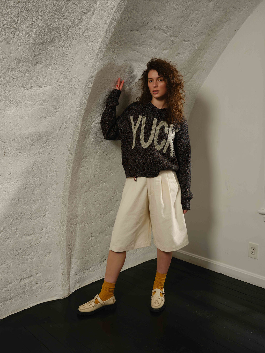Void Yuck Collared Sweater