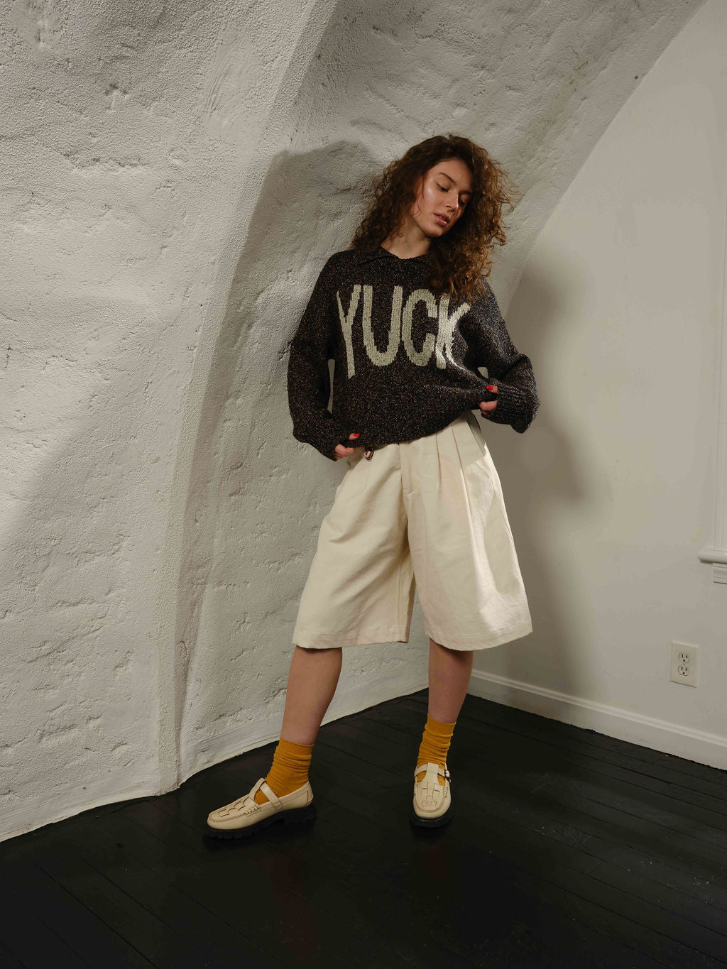 Void Yuck Collared Sweater