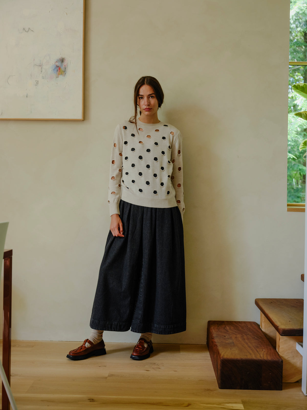 Bind Off Crew - Oat