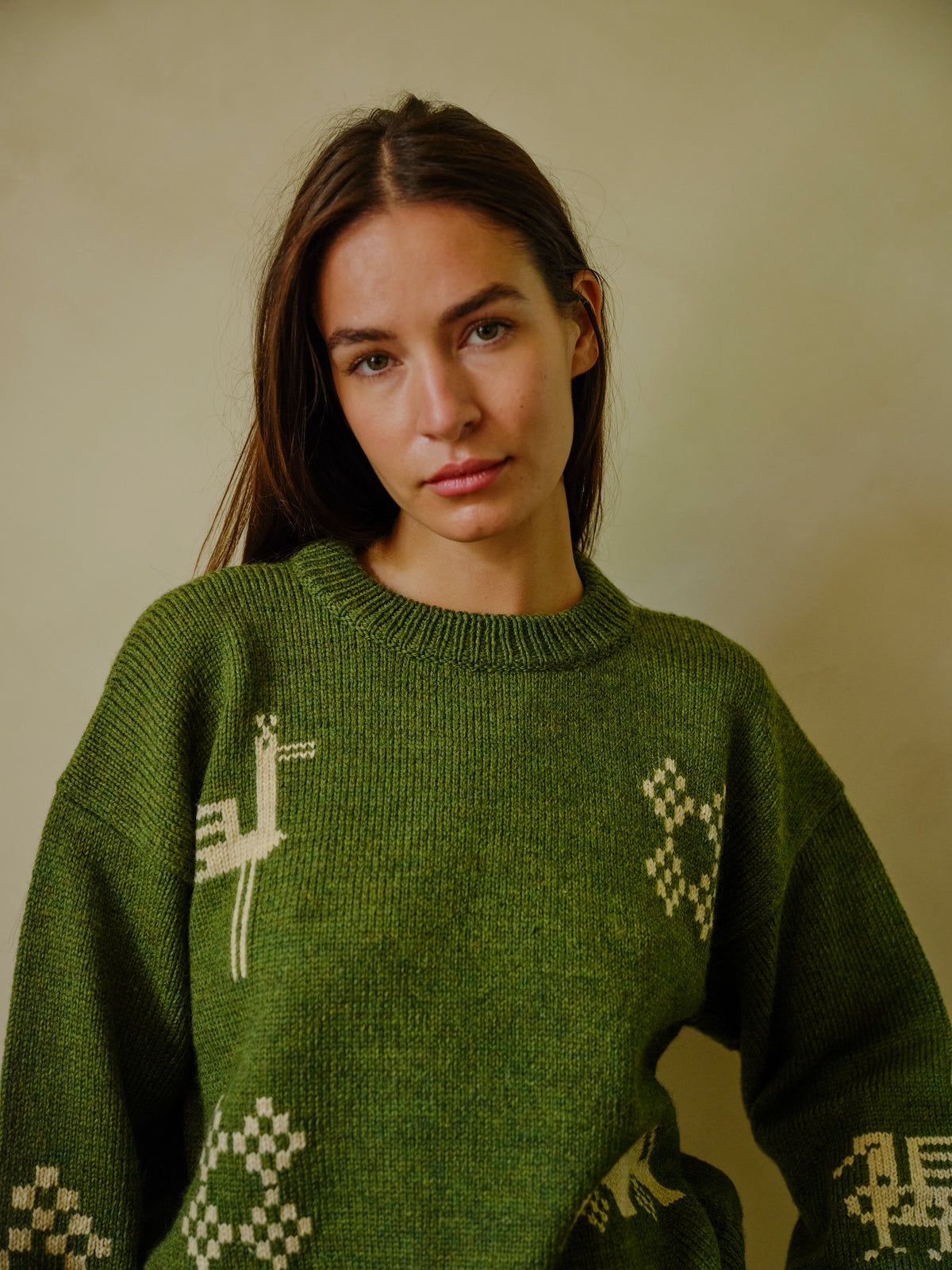 X90 + Birds Sweater - Terra