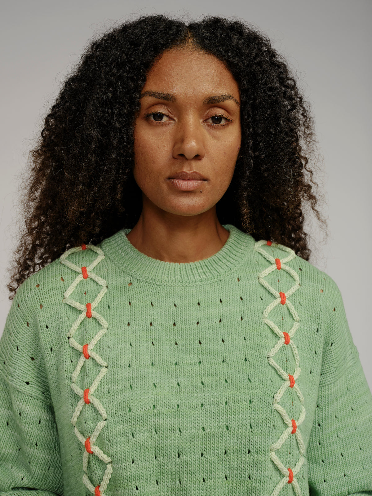 Laced Sweater - Bud