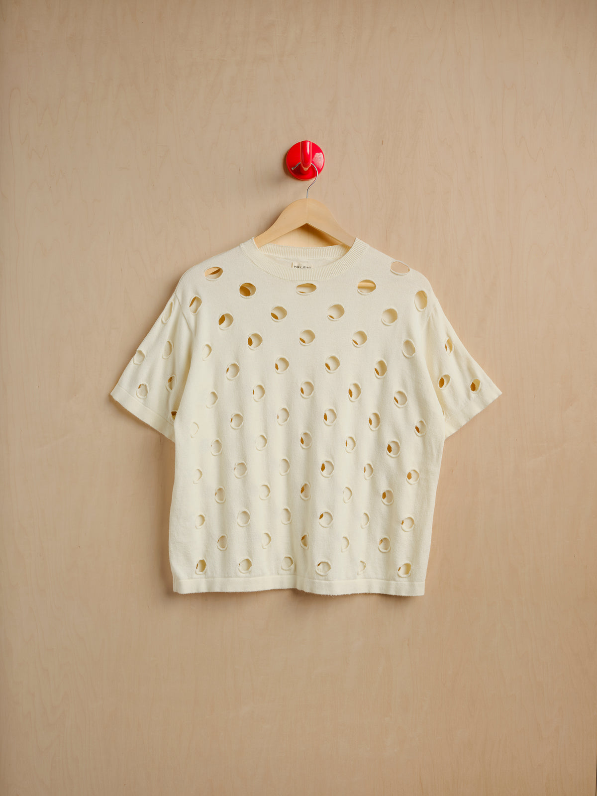 Cloud Cotton Bind Off Knit Tee