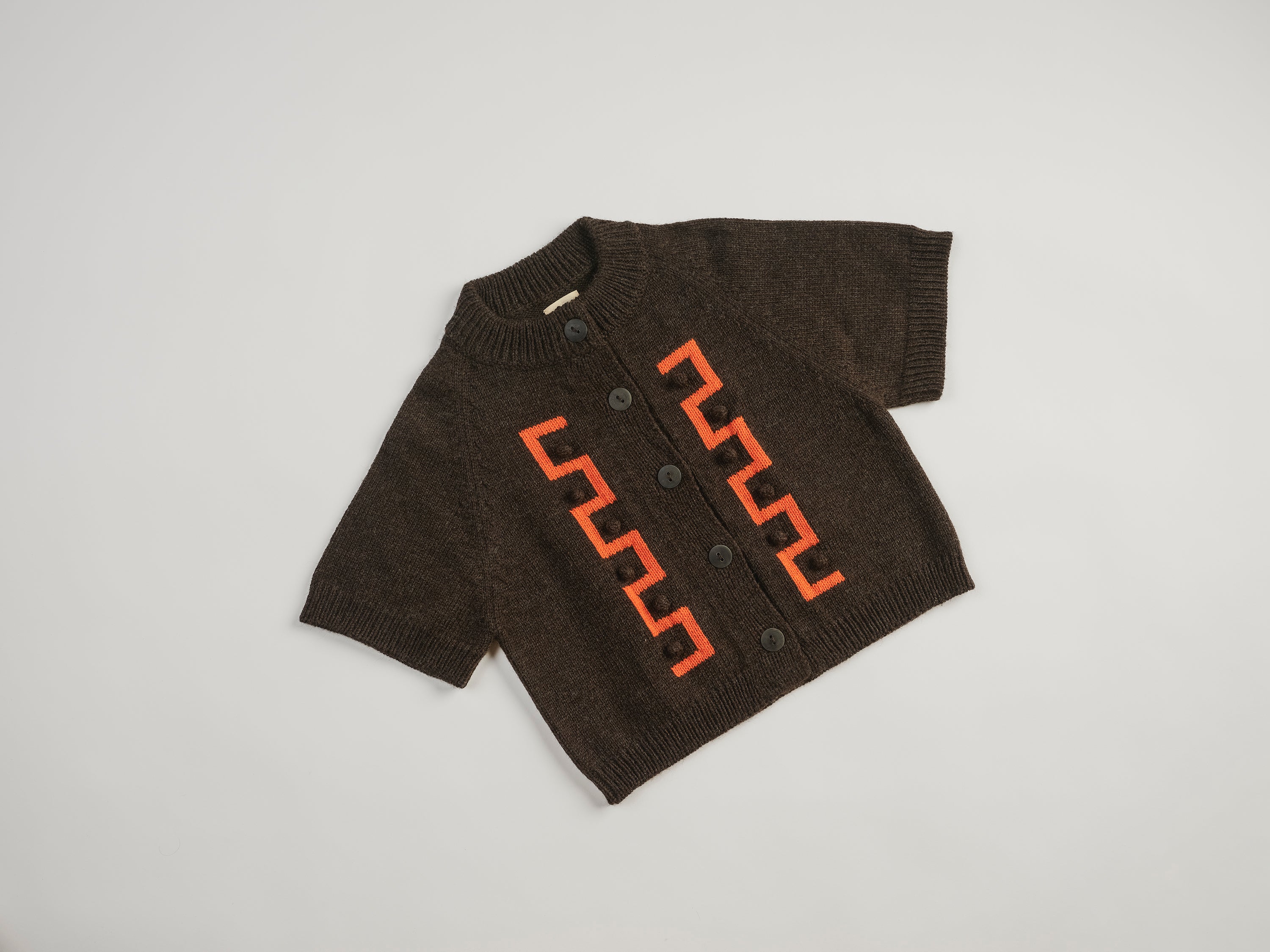 Walnut Key Cardigan Tee