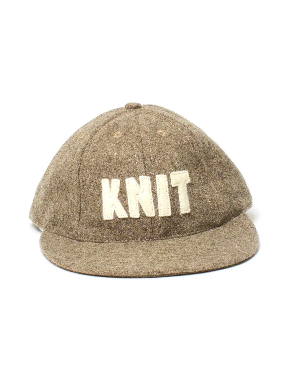 KNIT Vintage Wool Cap - Taupe