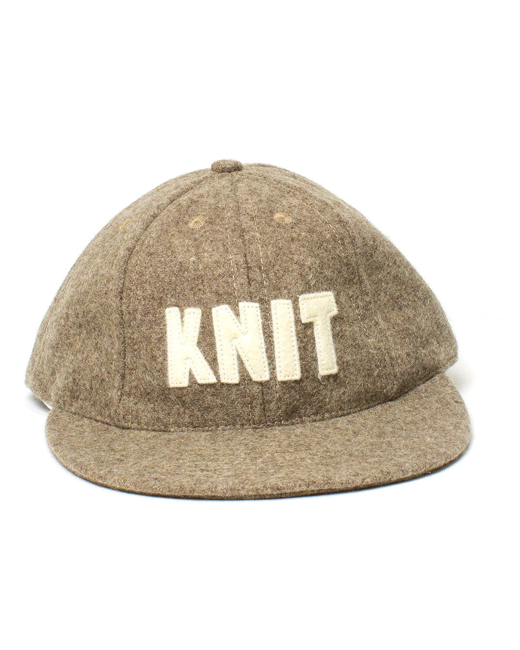 KNIT Vintage Wool Cap - Taupe
