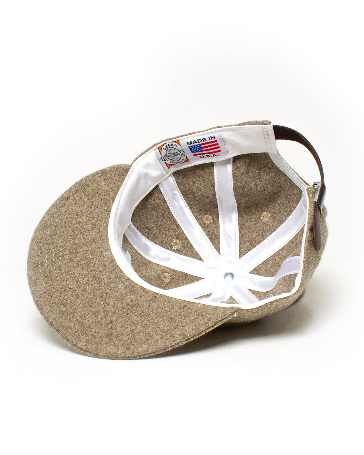 KNIT Vintage Wool Cap - Taupe
