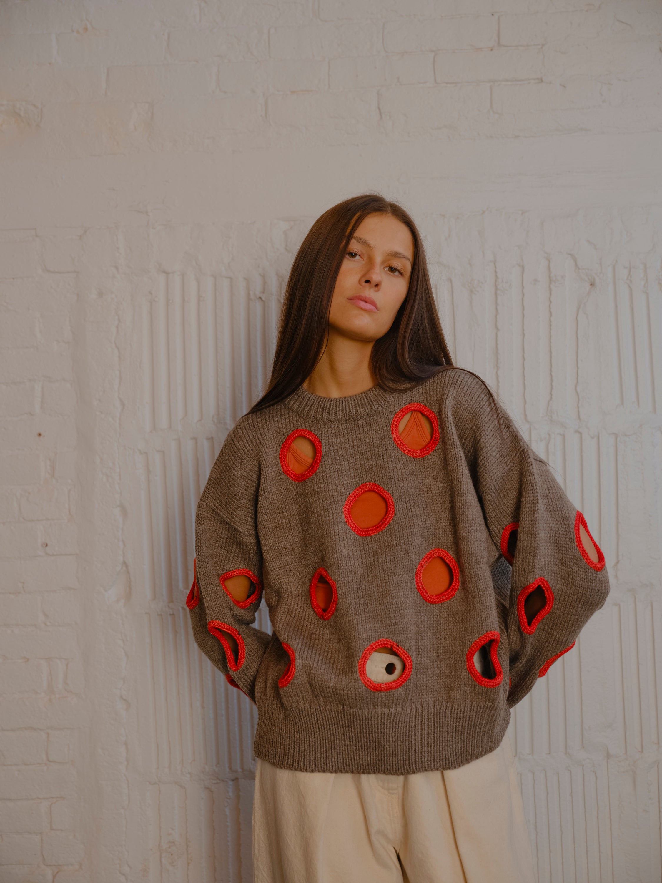 Cedar Holes Sweater