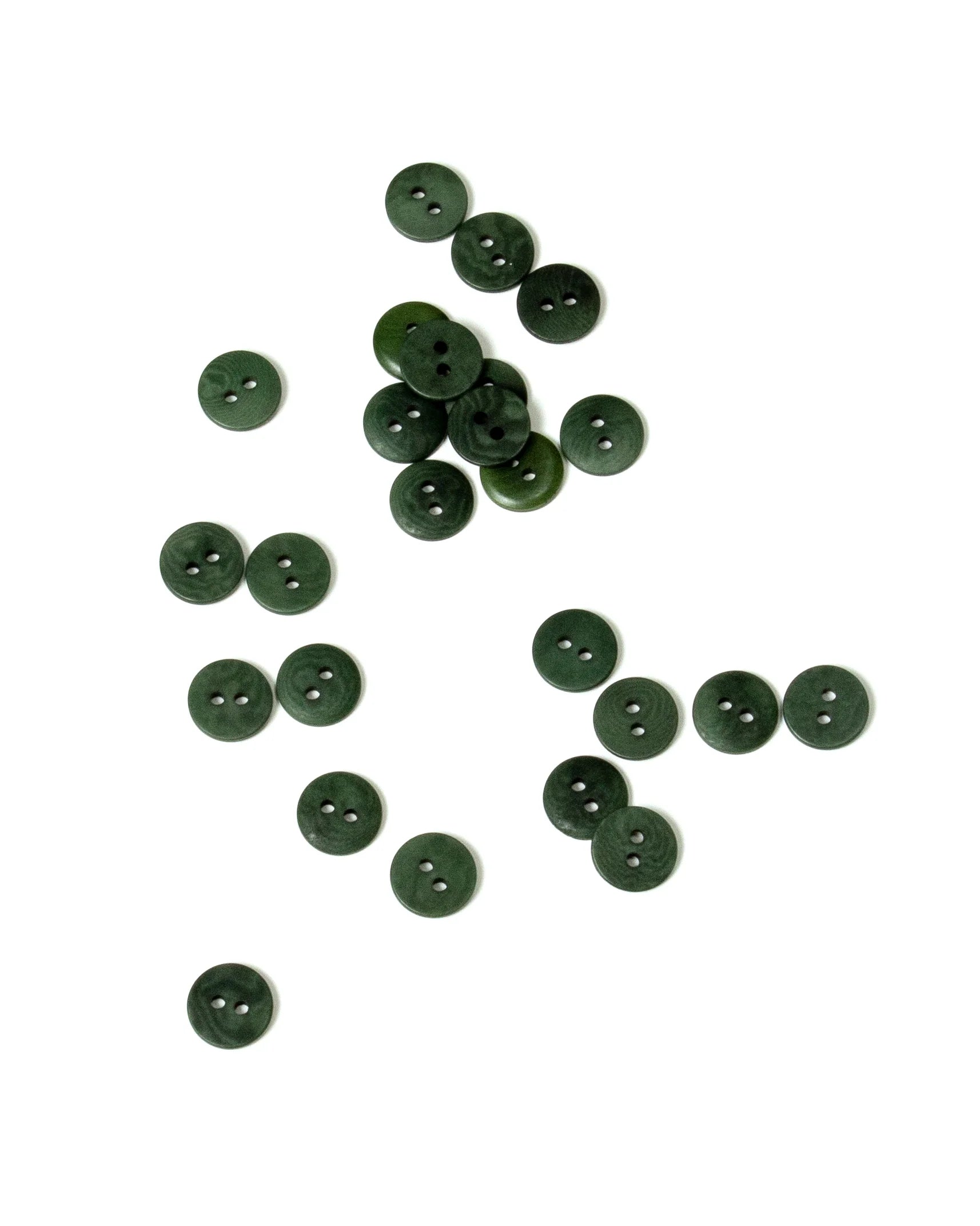 Dark Green Corozo Buttons 13mm
