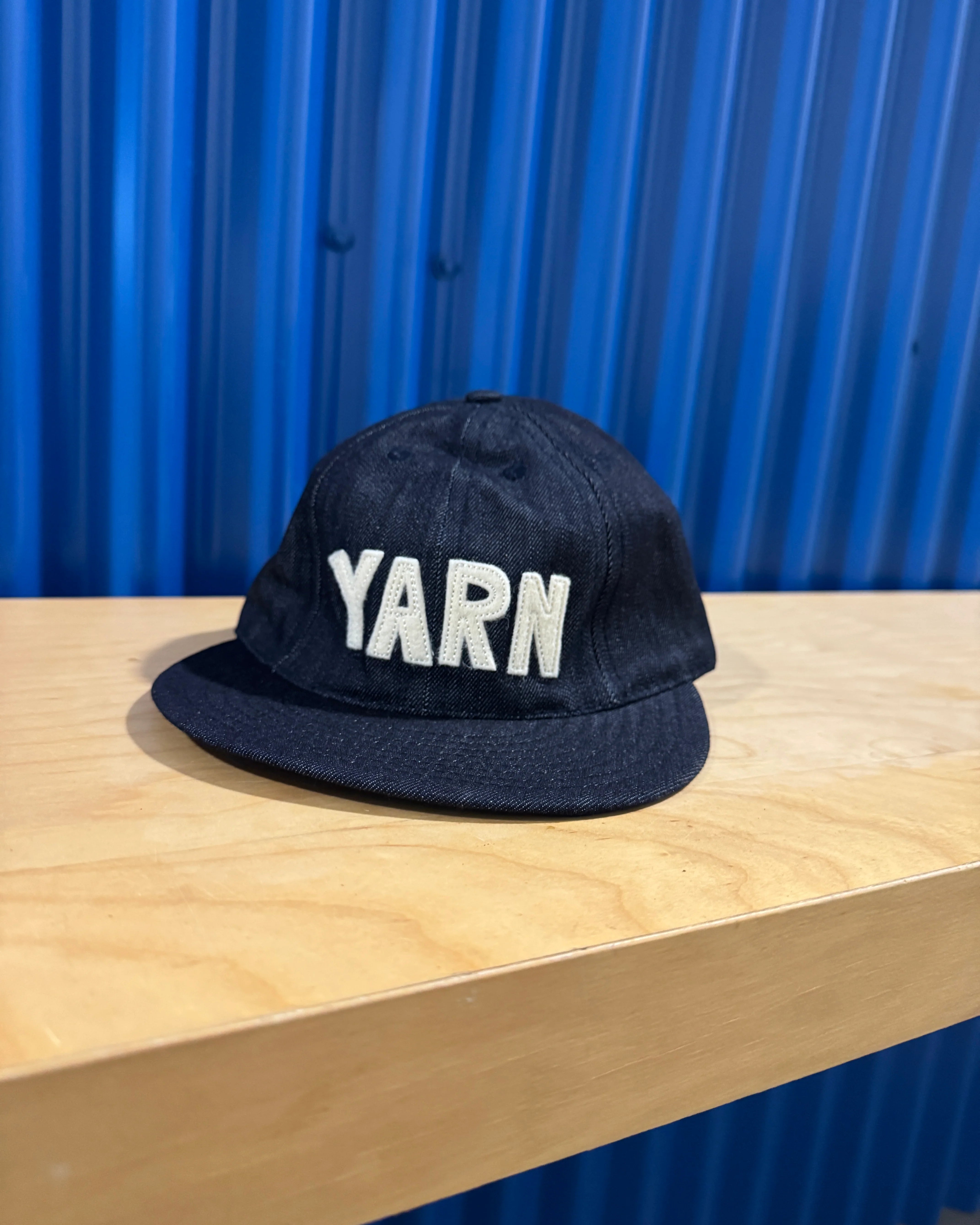 YARN Denim and Cream Cap