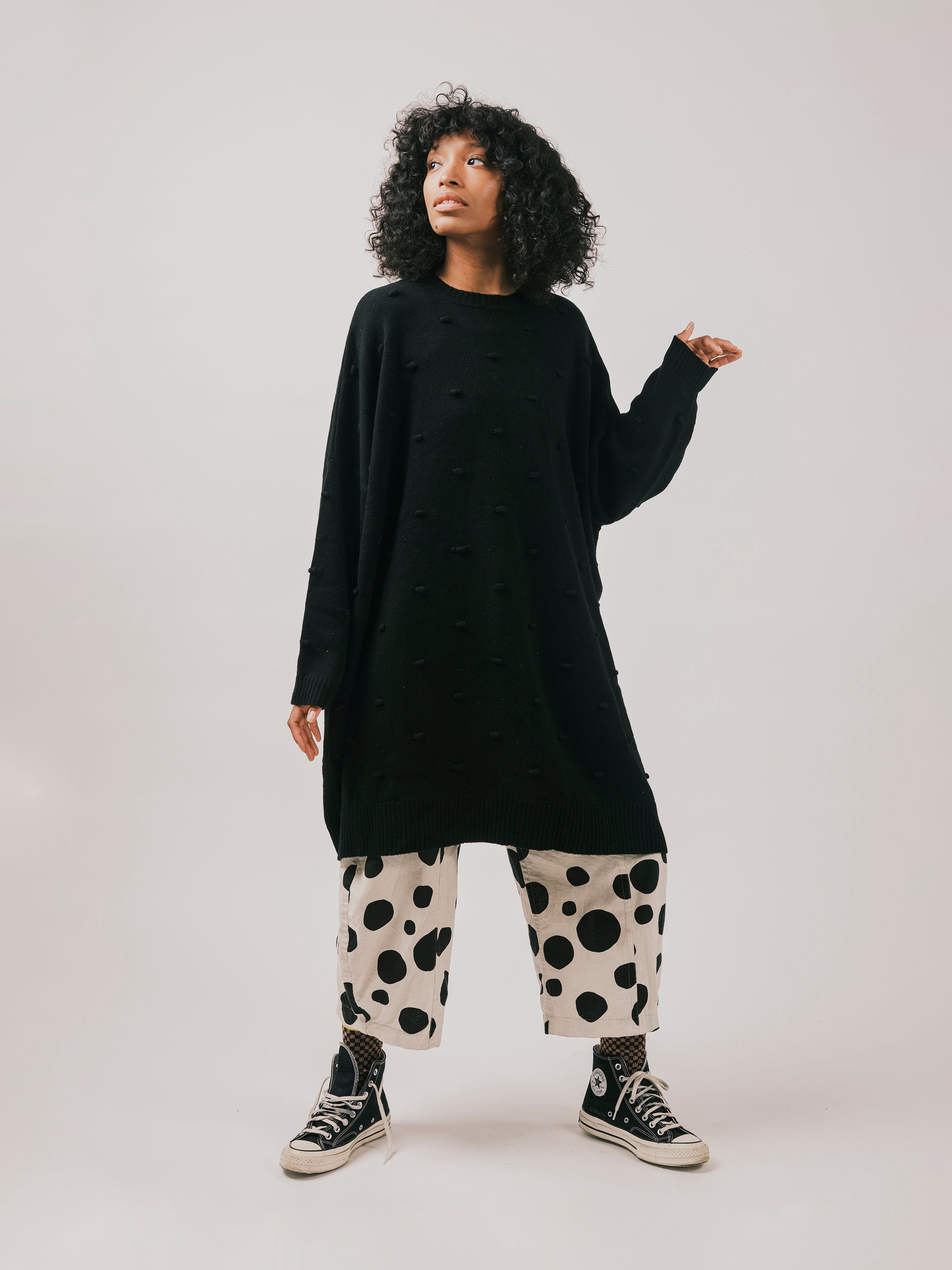 Black Blip Sweater