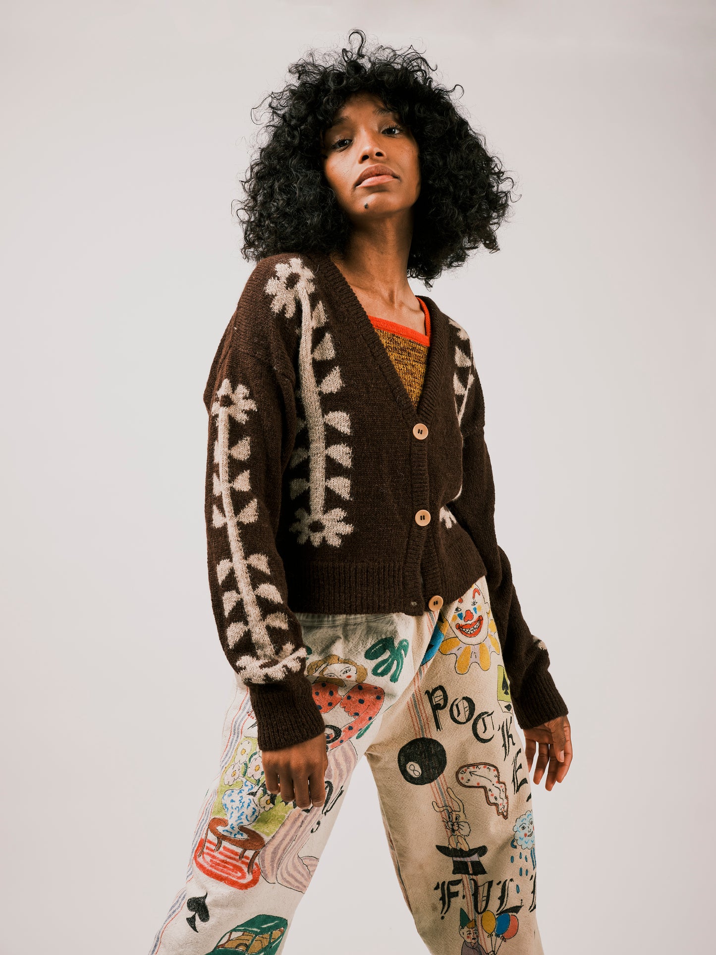 Walnut Flower Power Sweater