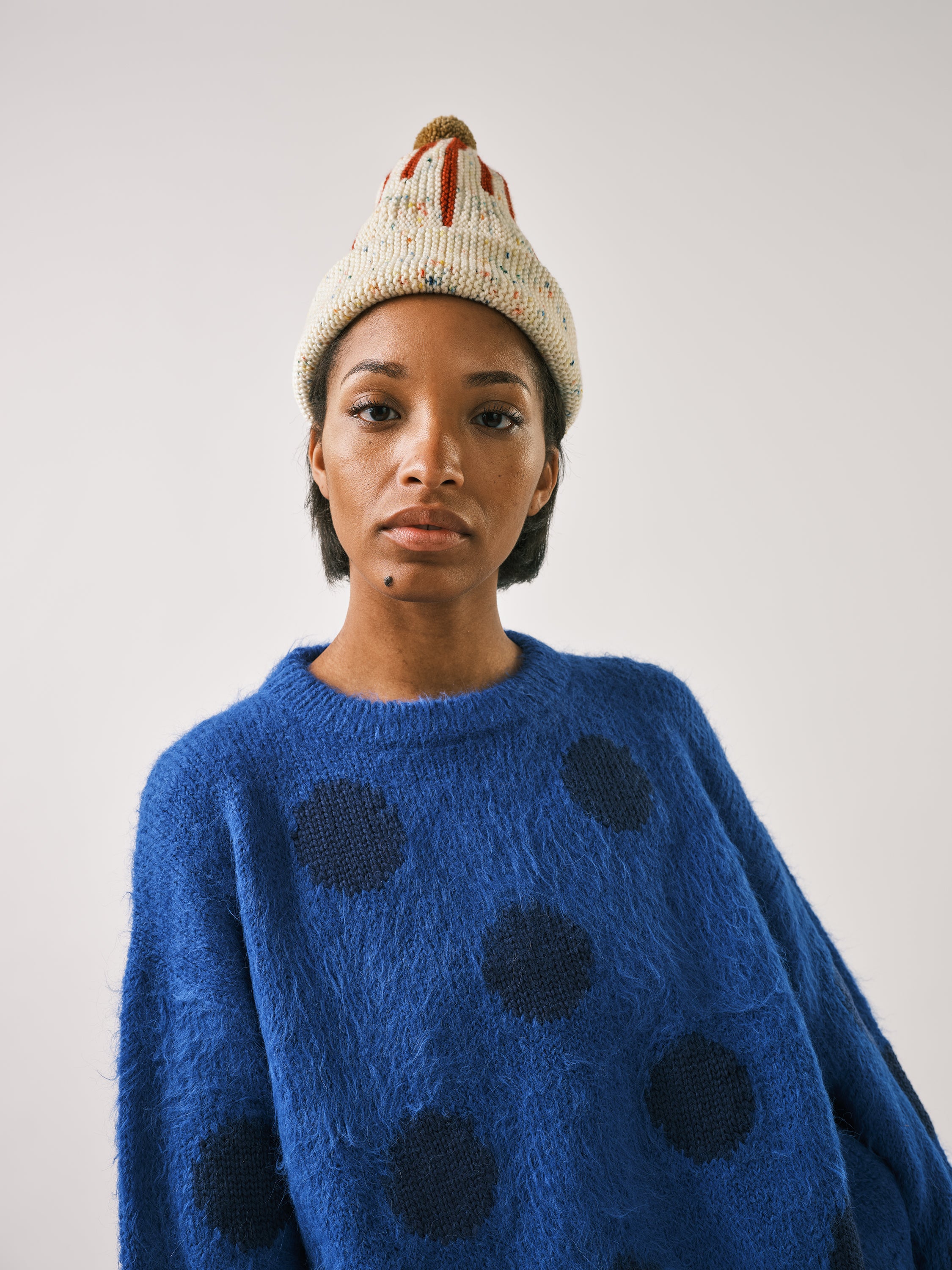 Cerulean Dots Sweater