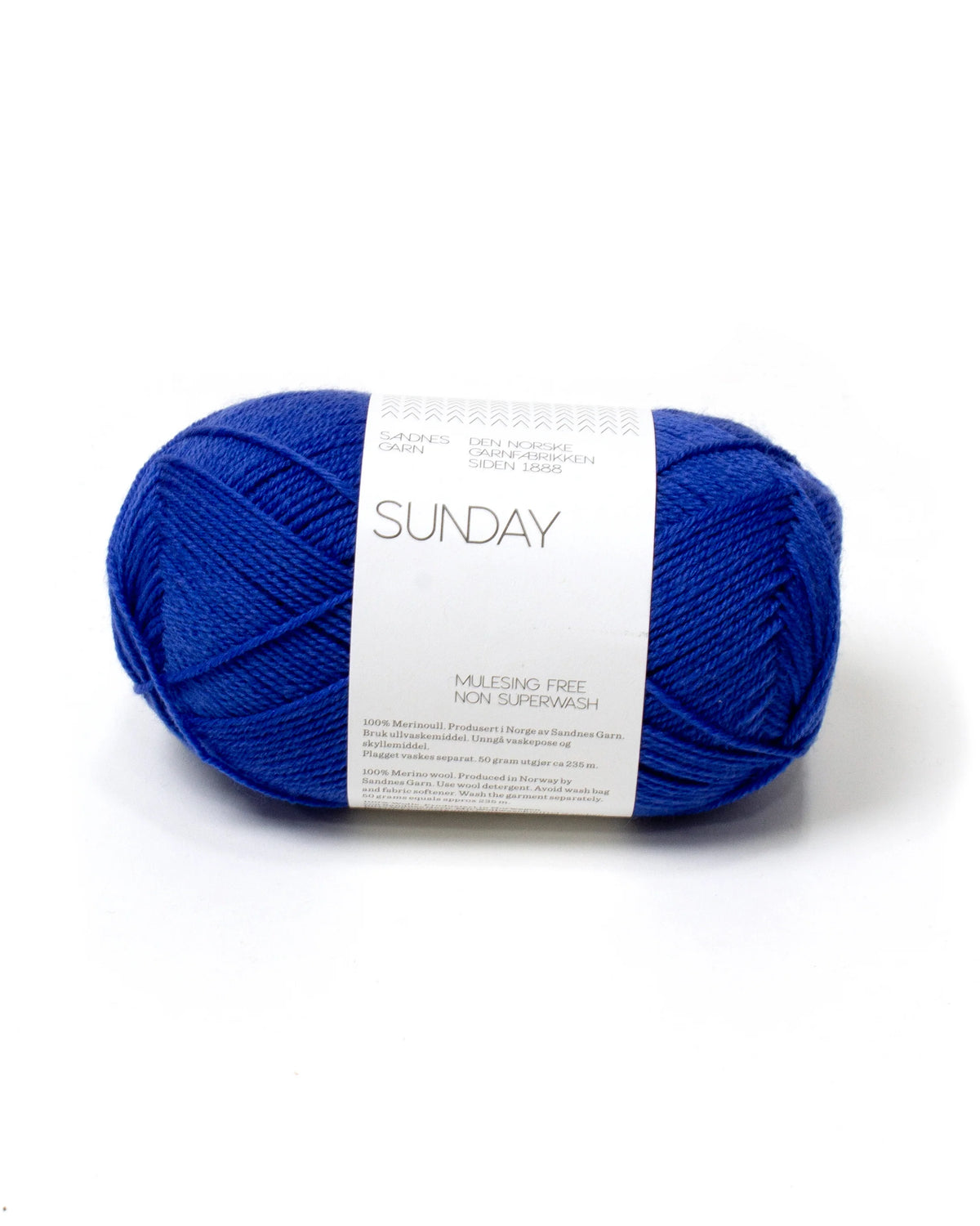 Sandnes Garn - Sunday - 5845 Dazzling Blue