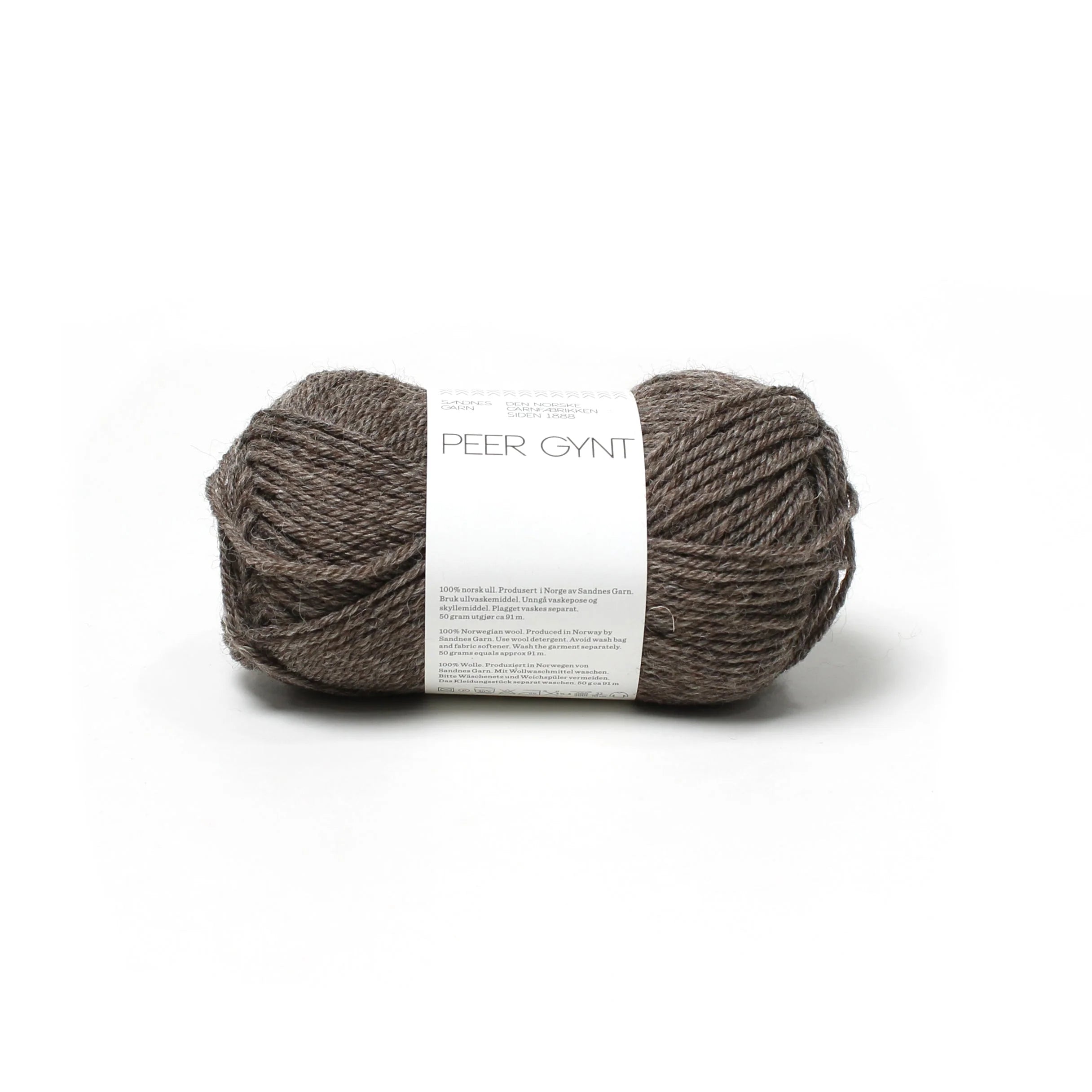 Sandes Garn - Peer Gynt - 2652 Brown Melange