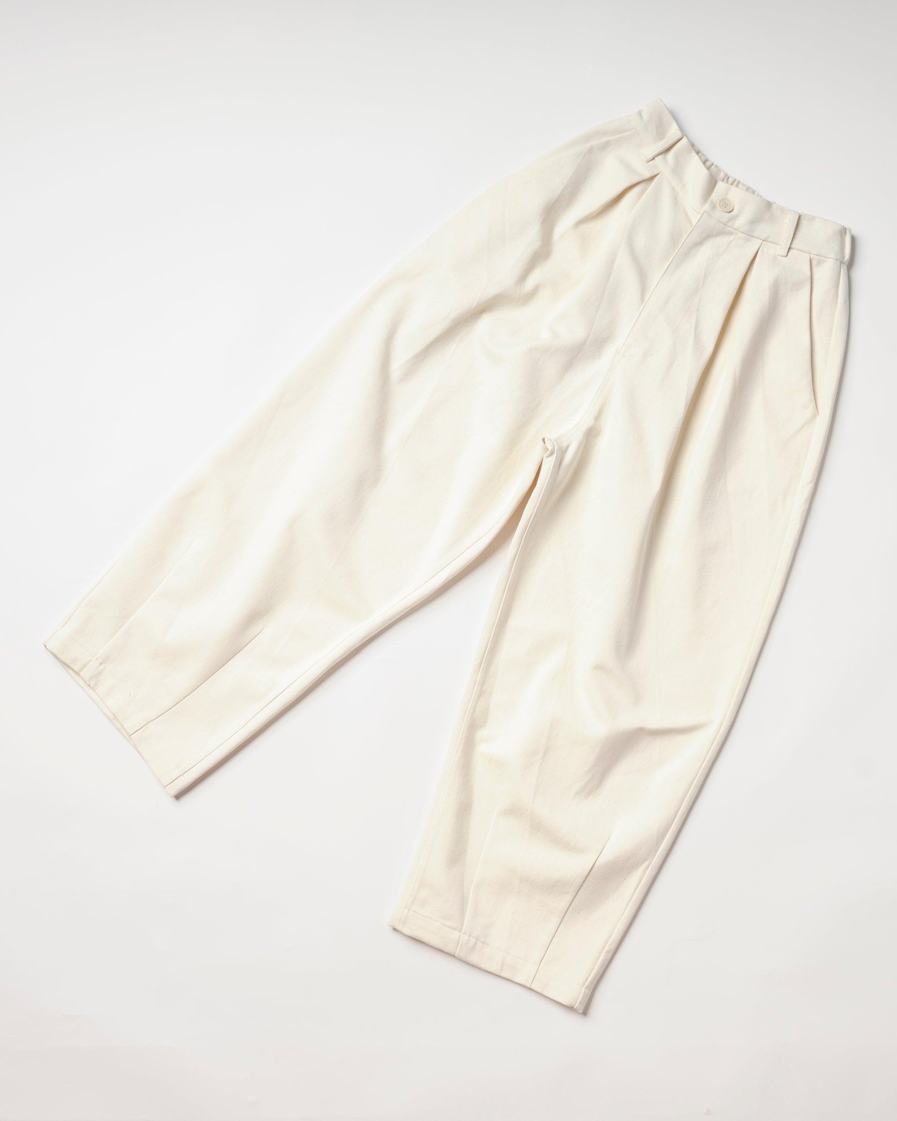 Natural Denim Woven Pants