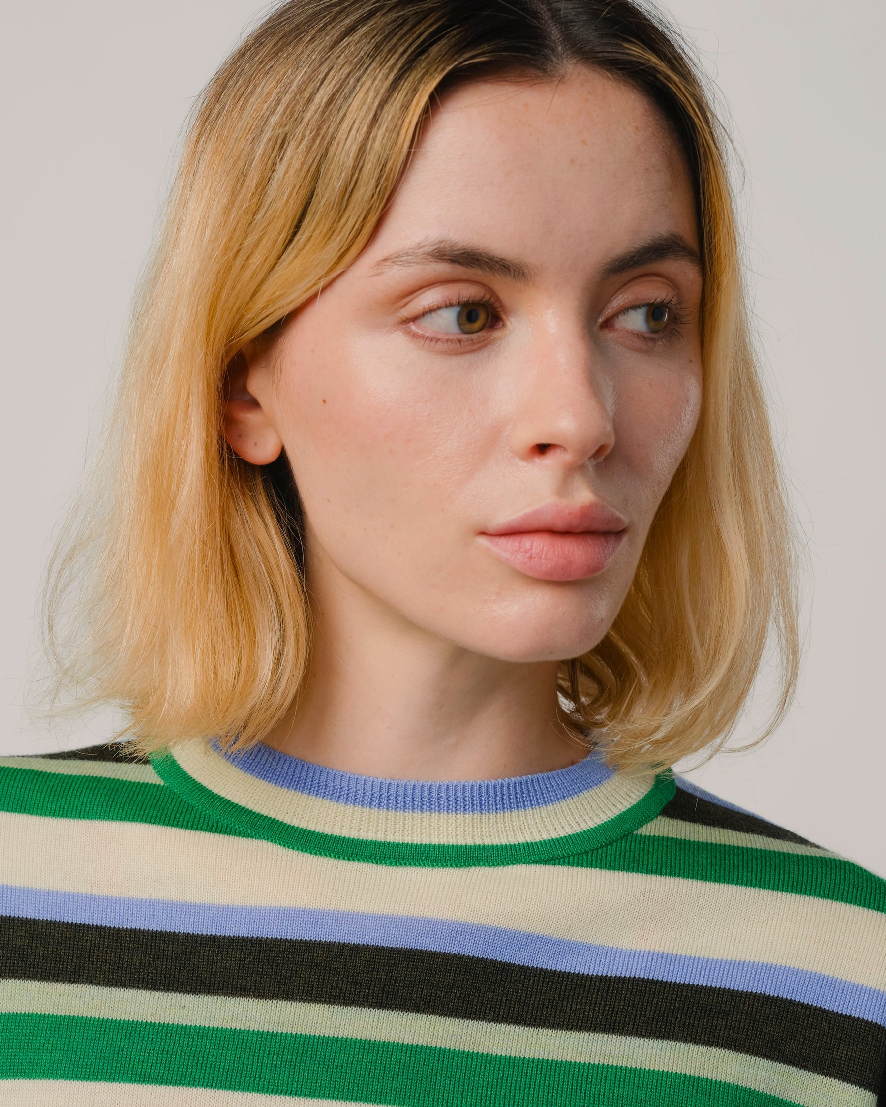 Meadow Striped Crew