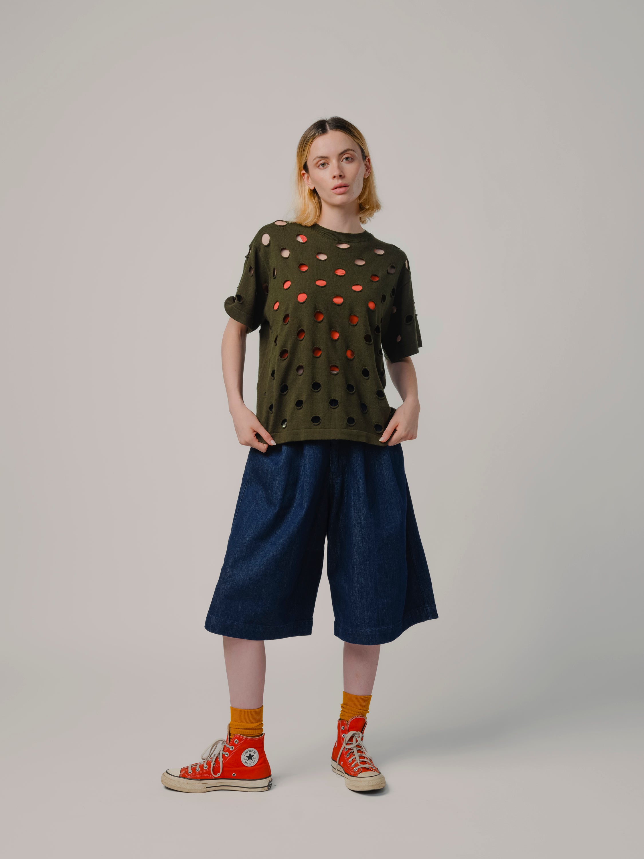 Hemlock Cotton Bind Off Sweater Tee