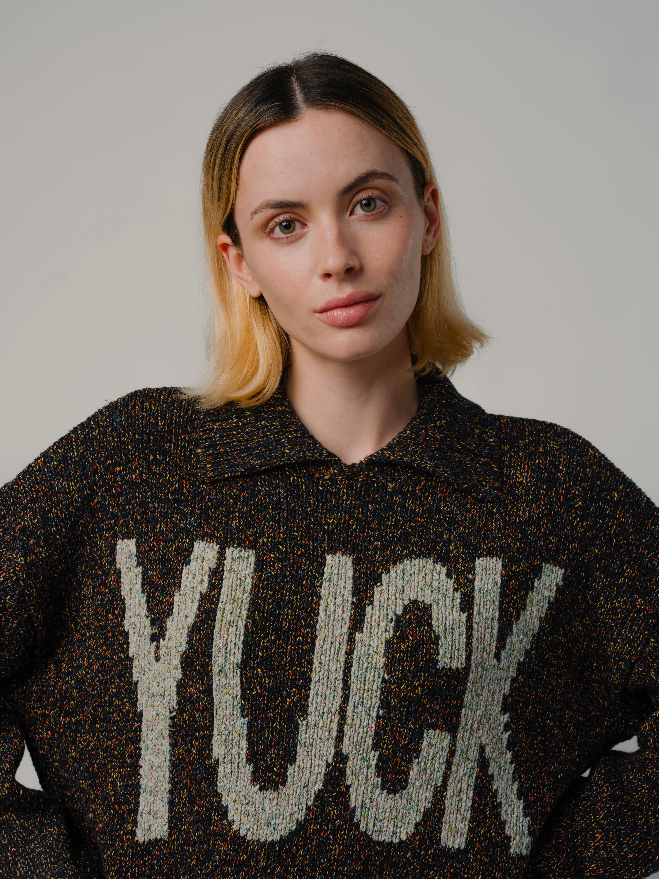 Void Yuck Collared Sweater