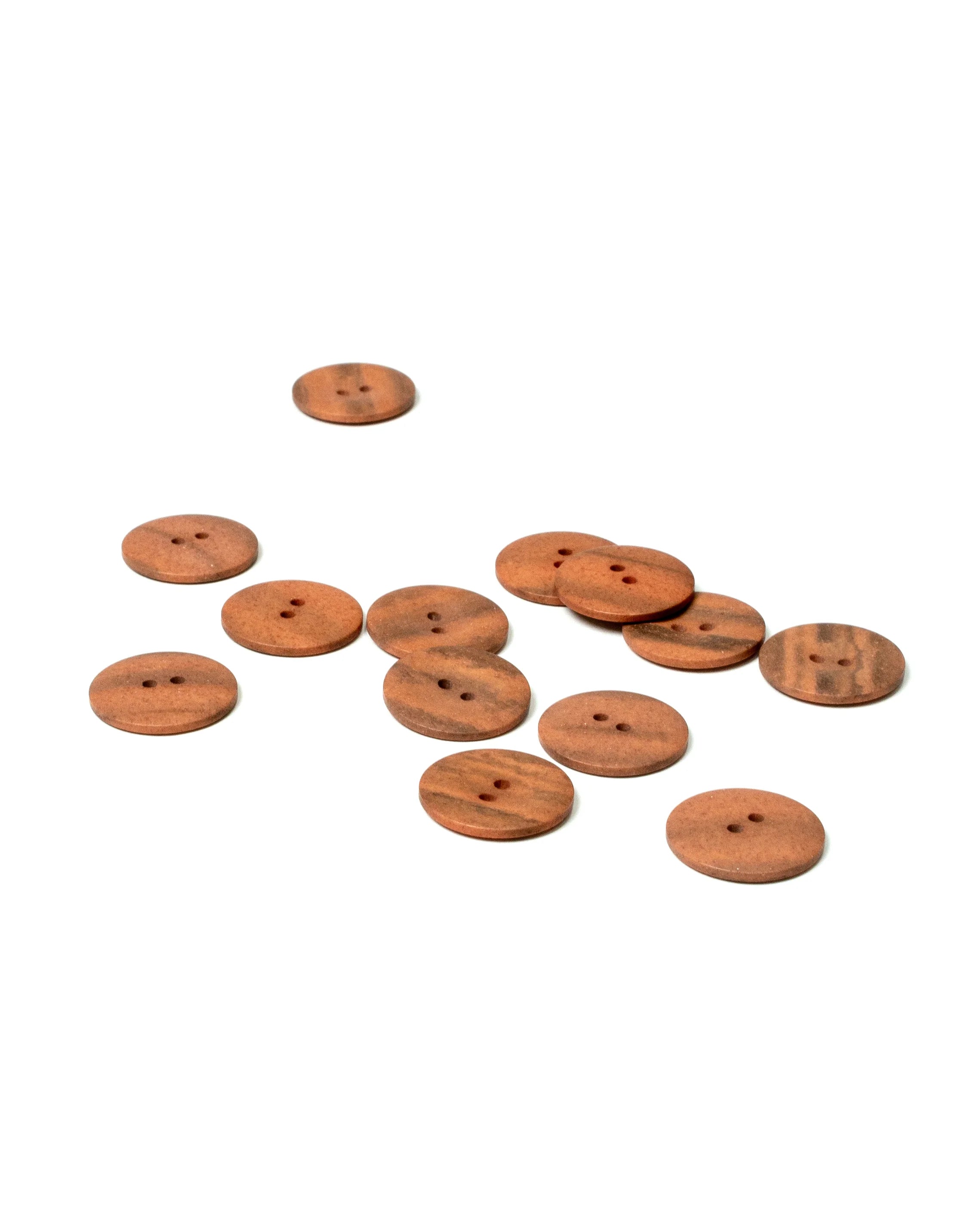 Ginger Marble Look Buttons 22mm