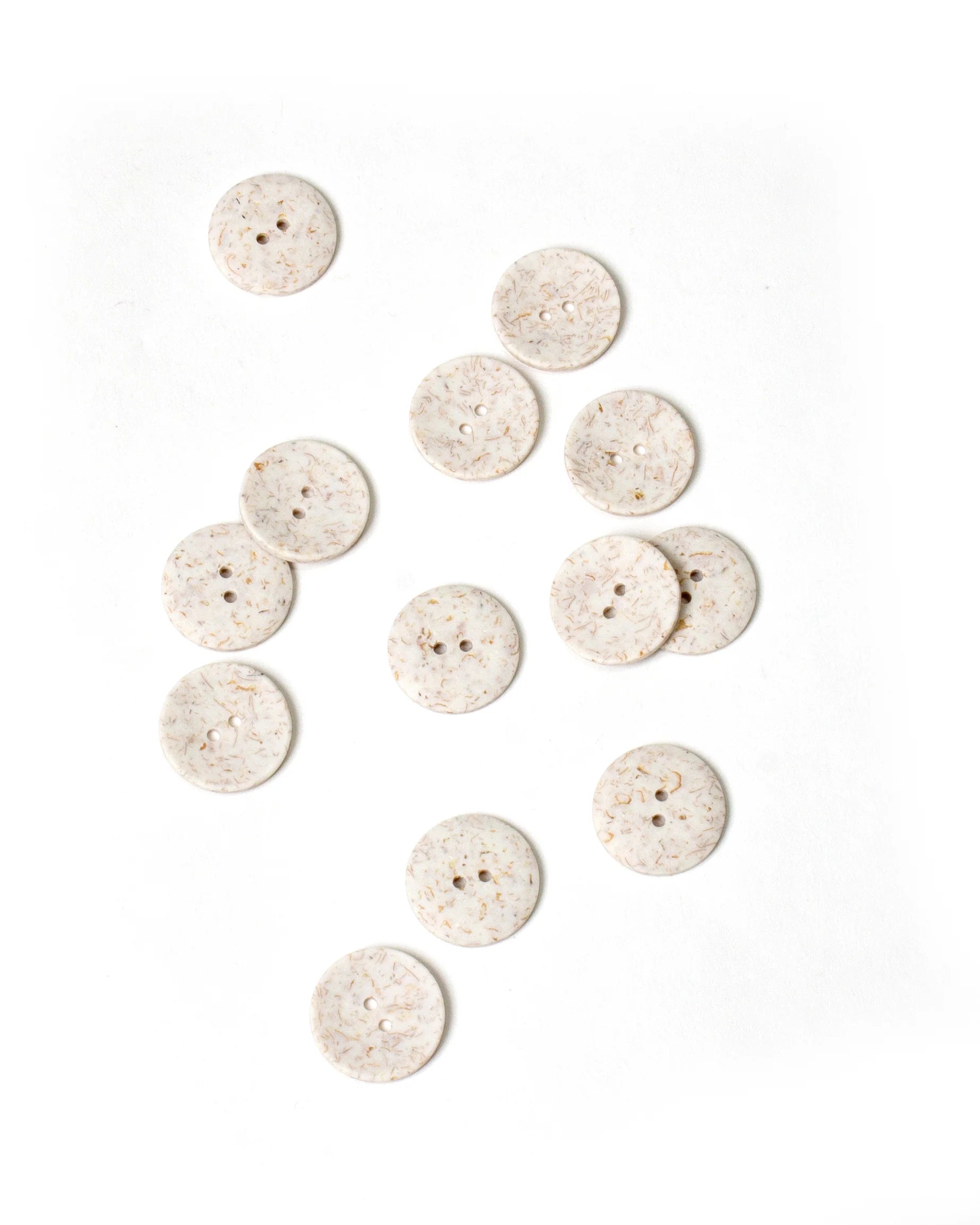Off White Flecked Stone ‘eco’ Buttons 22mm