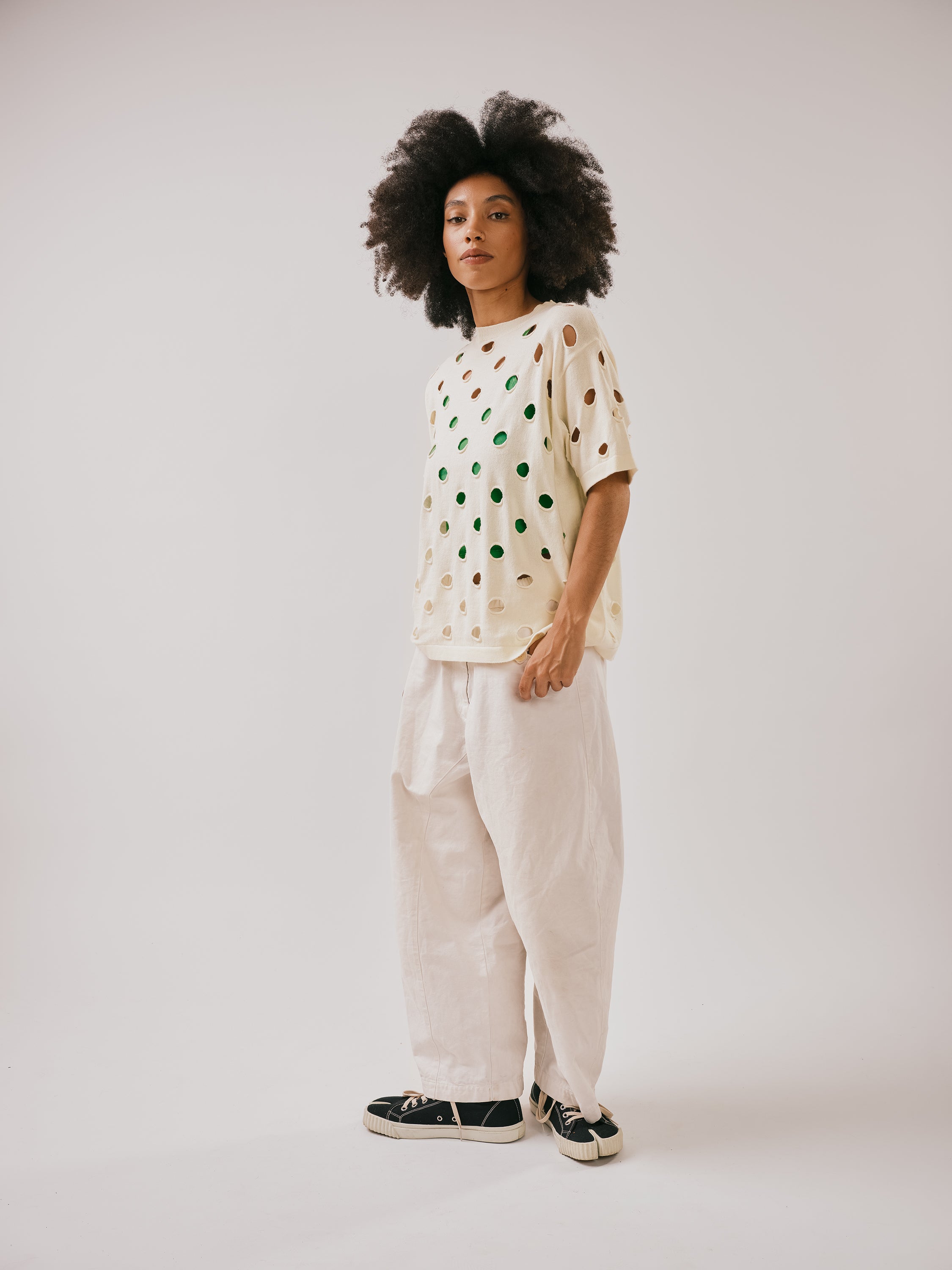 Cloud Cotton Bind Off Sweater Tee