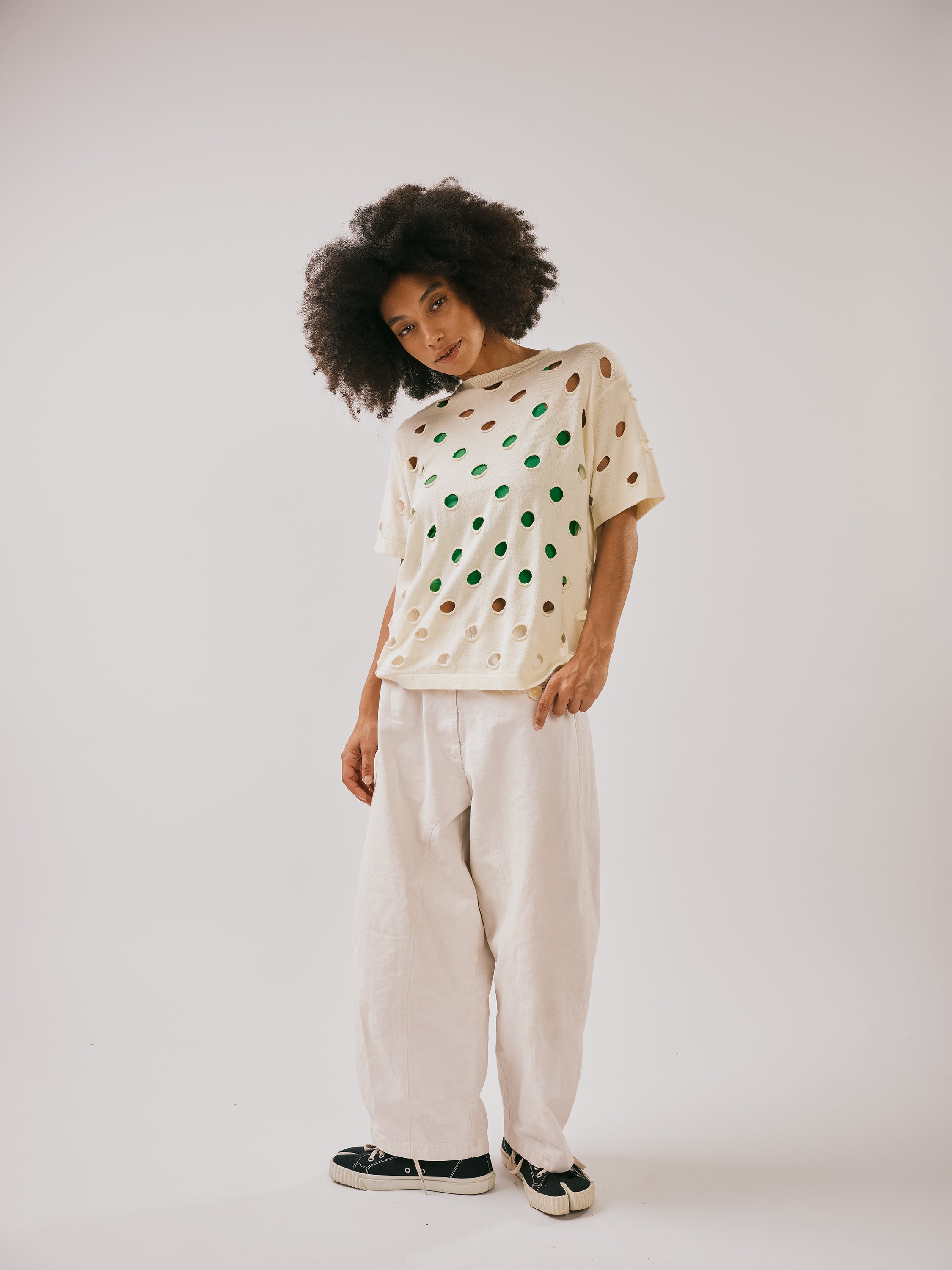 Cloud Cotton Bind Off Sweater Tee