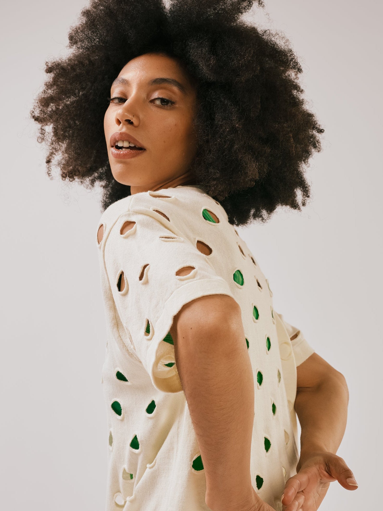 Cloud Cotton Bind Off Sweater Tee