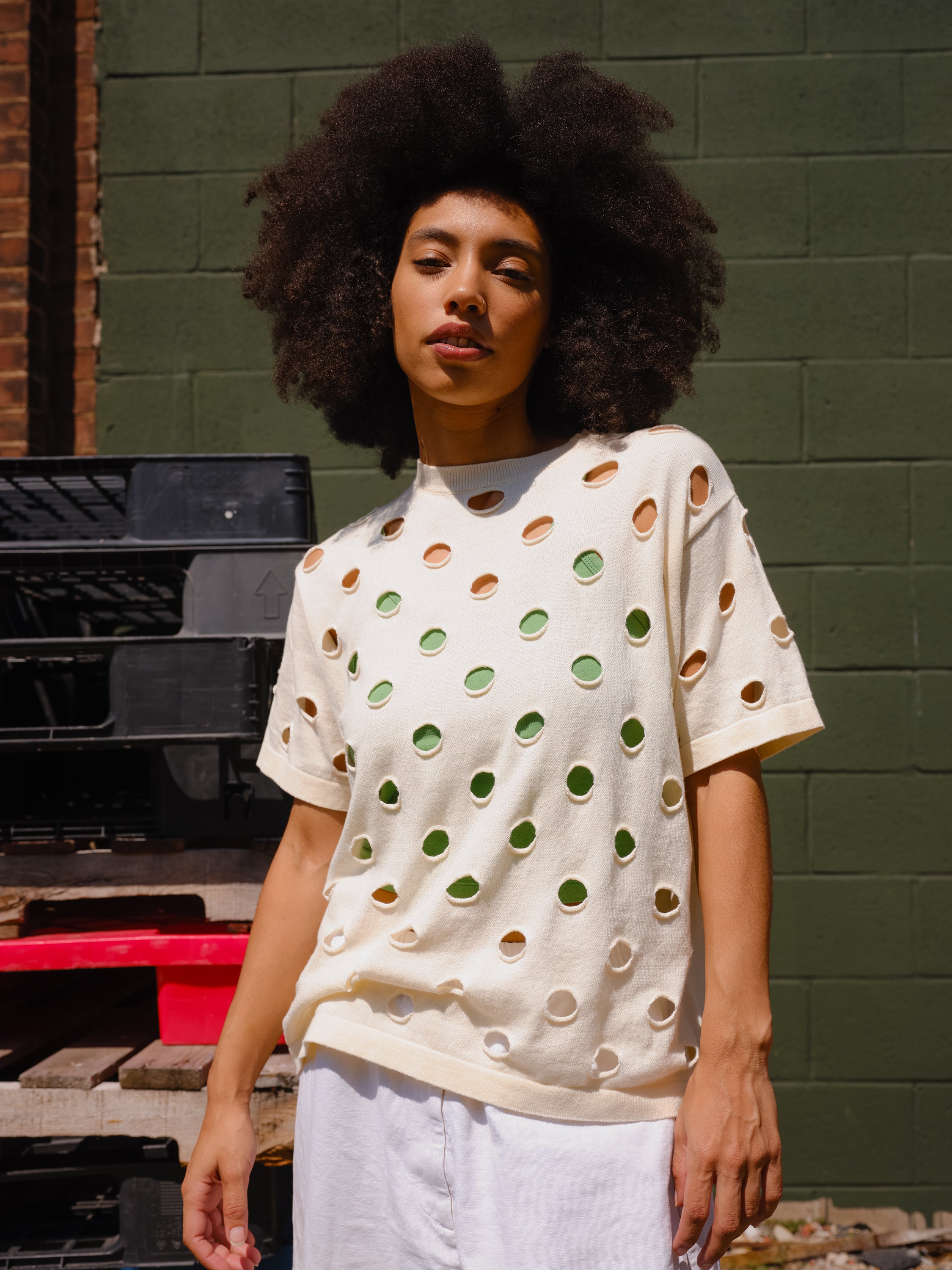 Cloud Cotton Bind Off Sweater Tee
