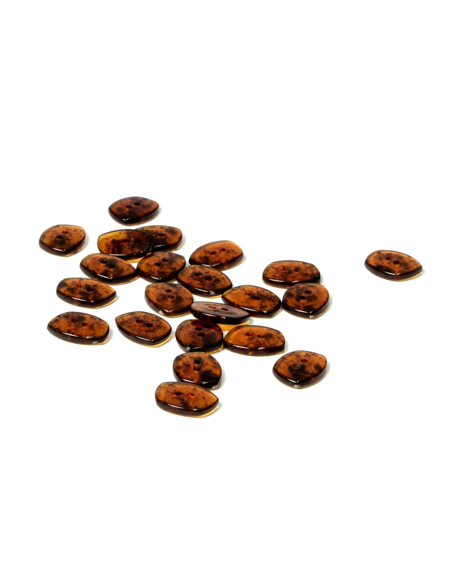 Amber with Speckles Buttons 14mm