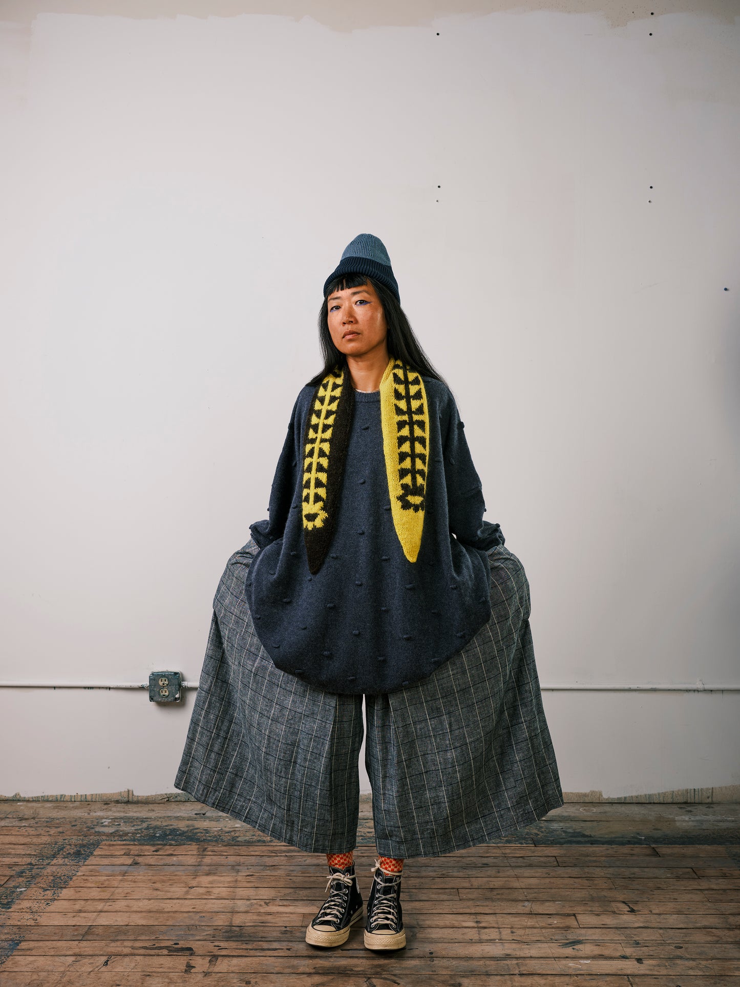 Deep Indigo Blip Sweater