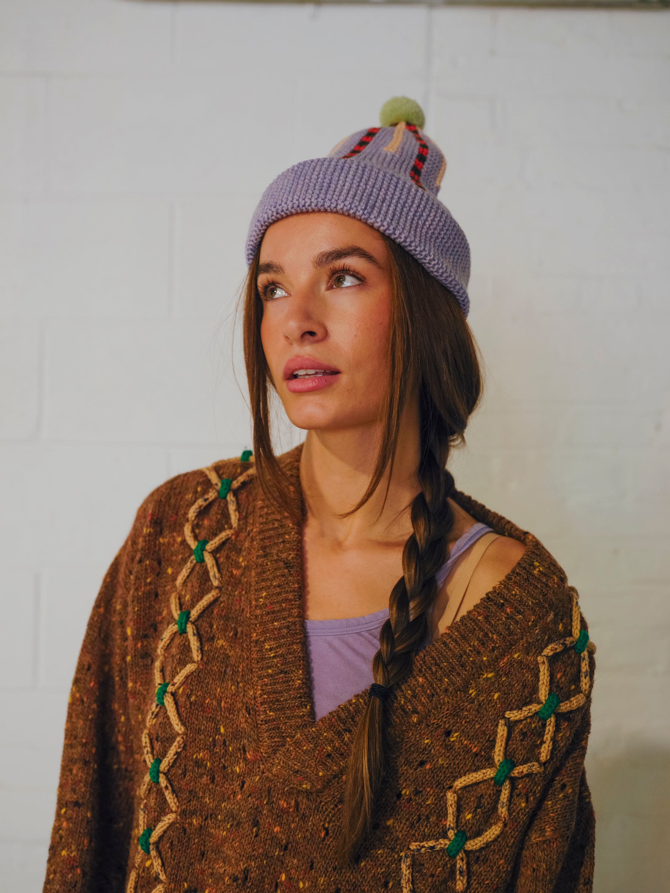 Bark Laced Tweed Pullover