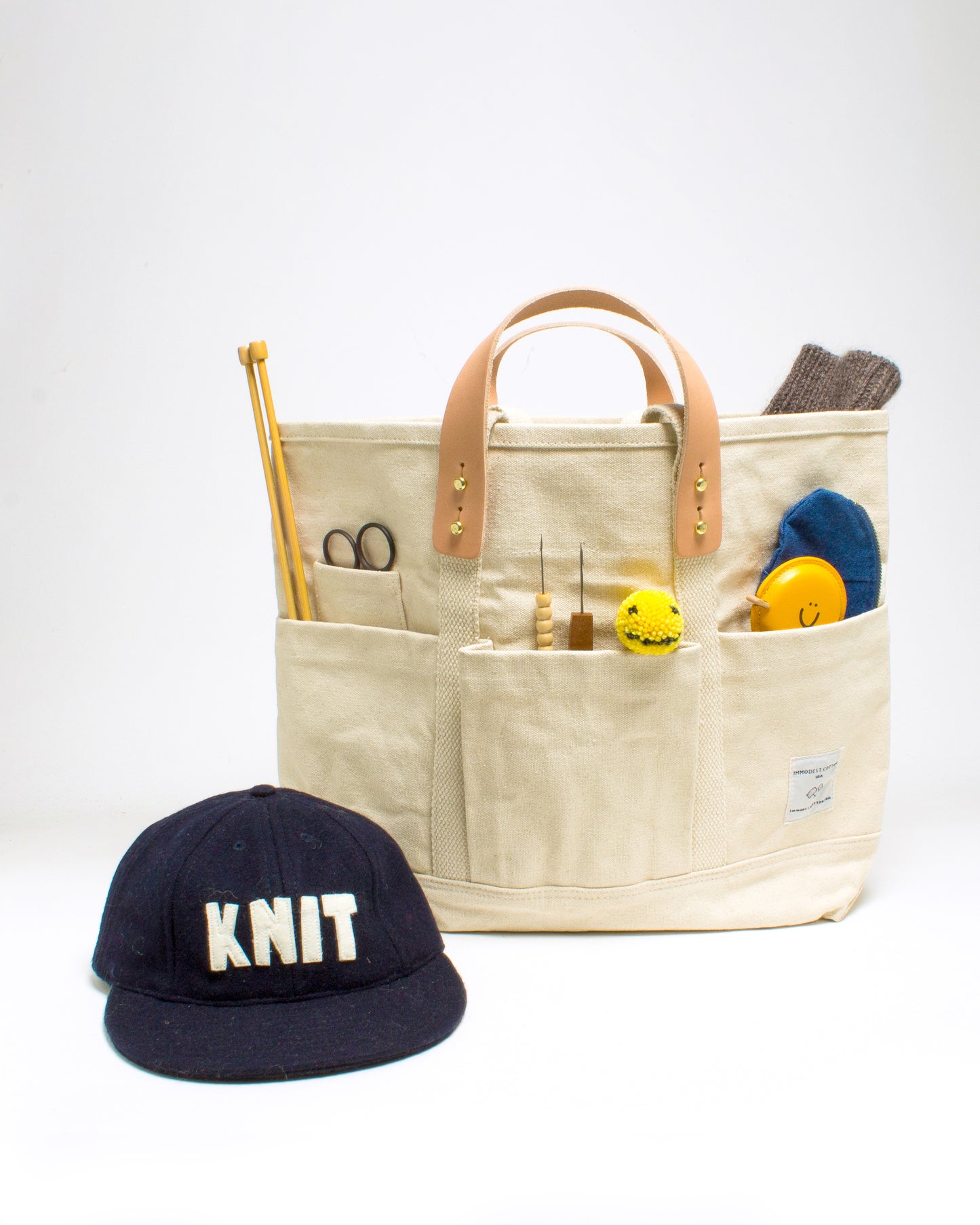 Construction Tote- Natural