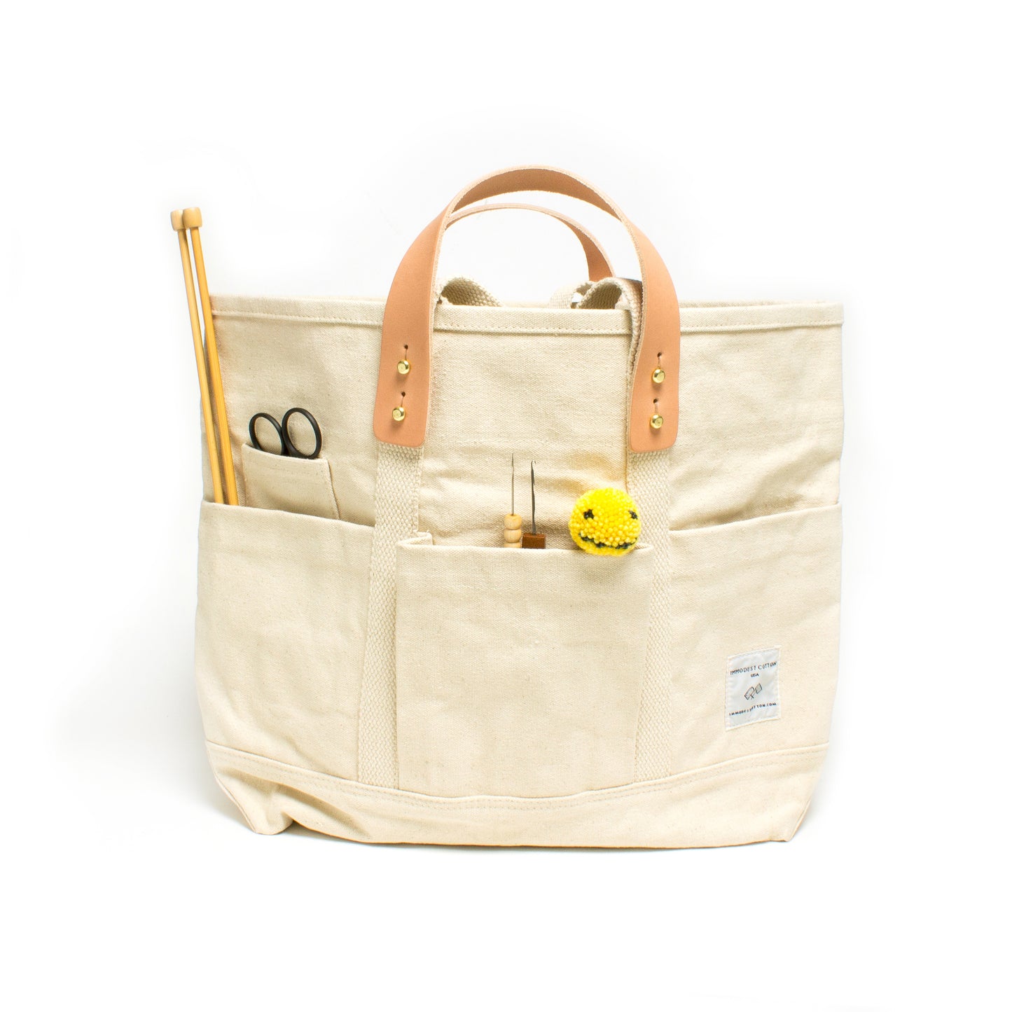 Construction Tote- Natural