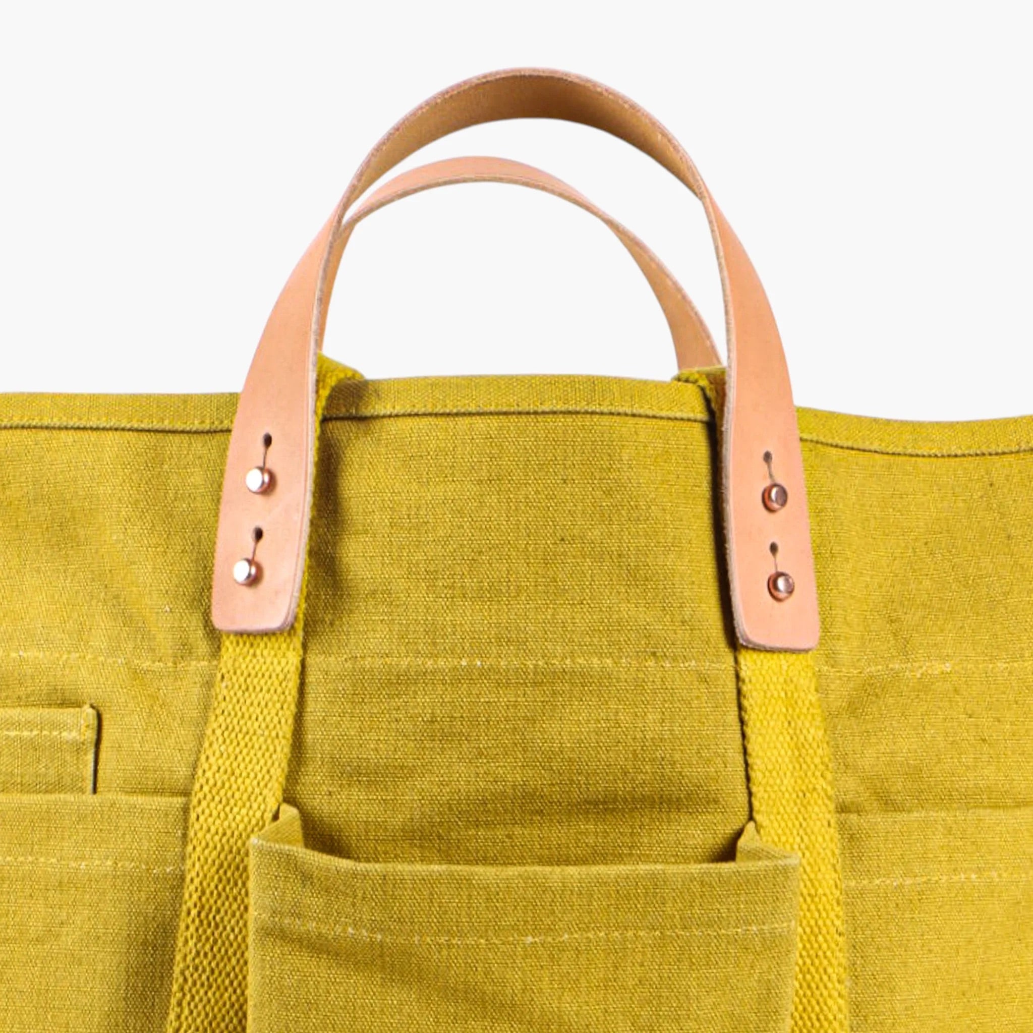 Construction Tote- Chartreuse