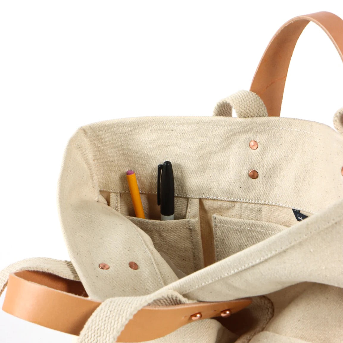 Construction Tote- Natural