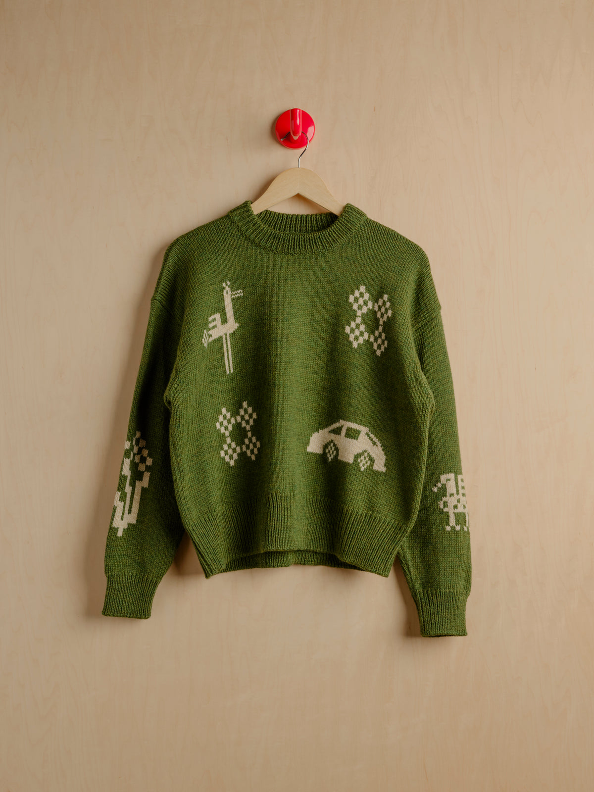 X90 + Birds Sweater - Terra
