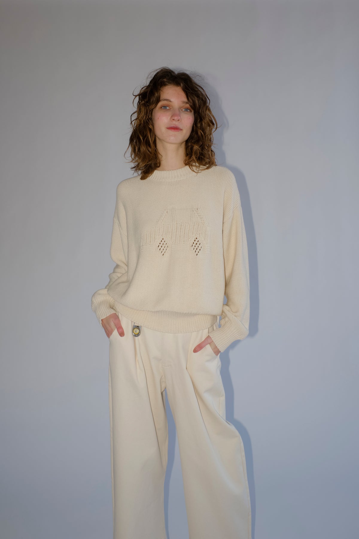 X90 Sweater - Bone