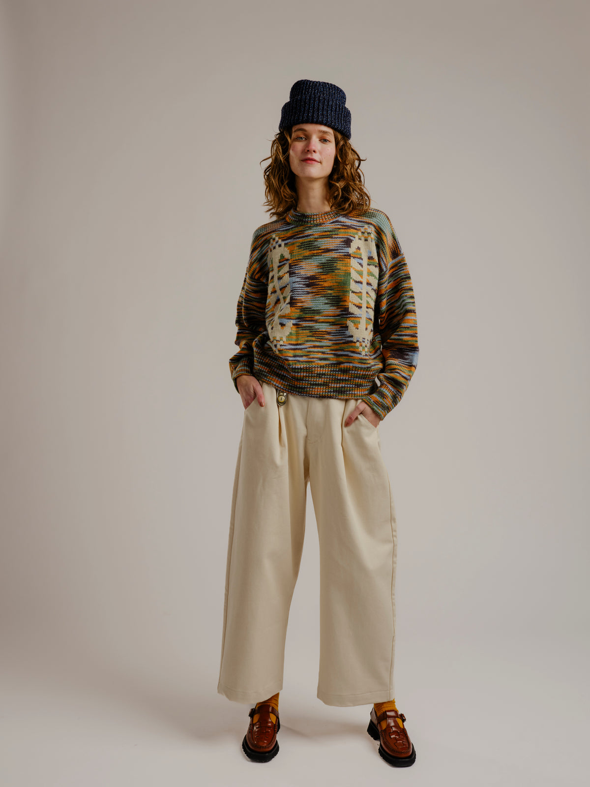 Cone Flower Sweater - Storm