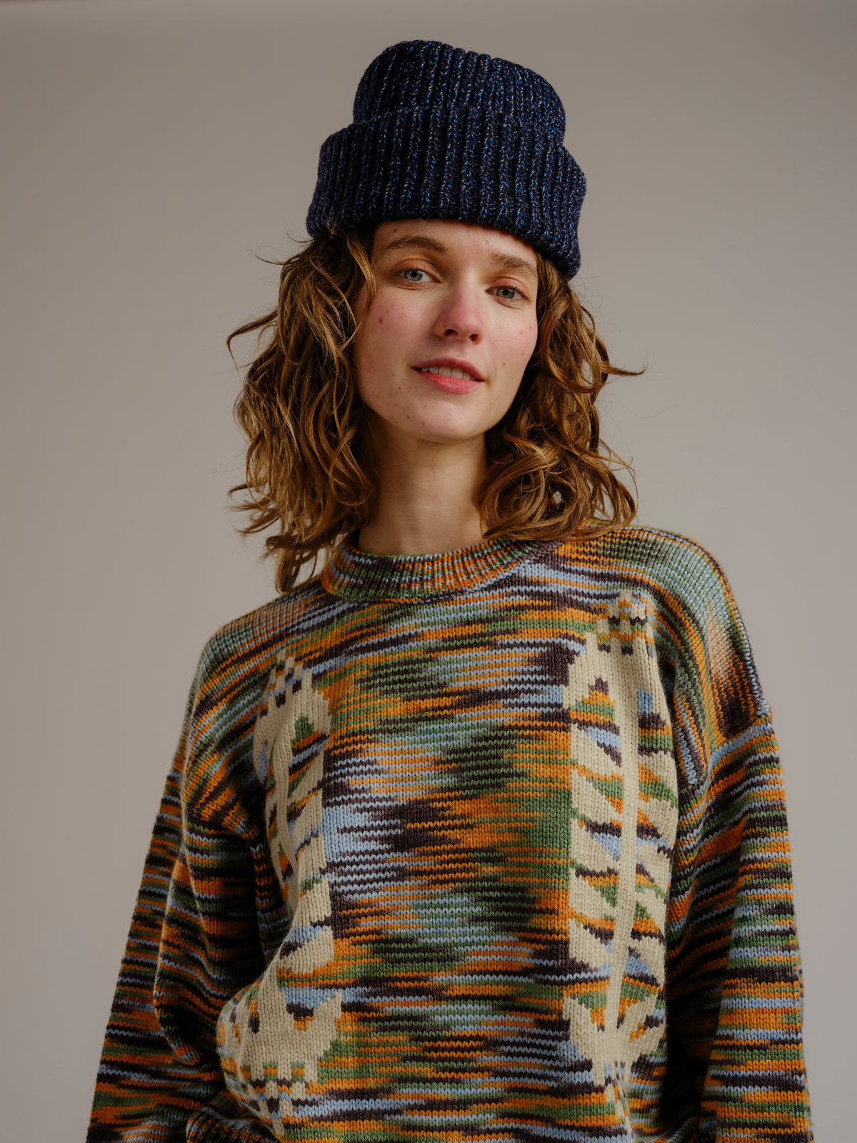 Cone Flower Sweater - Storm