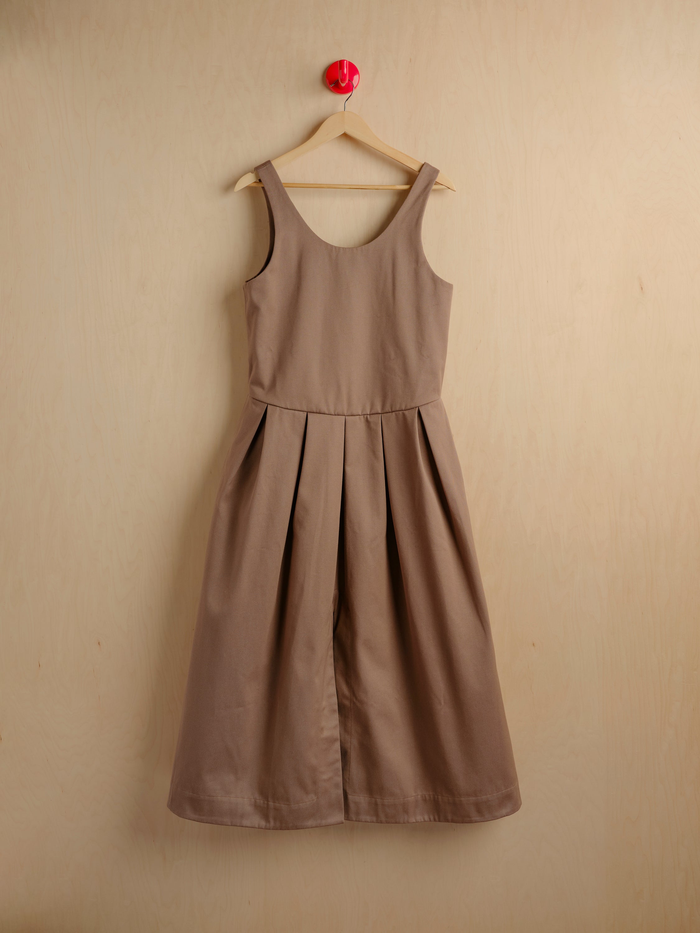 Edie Dress - Chestnut Twill