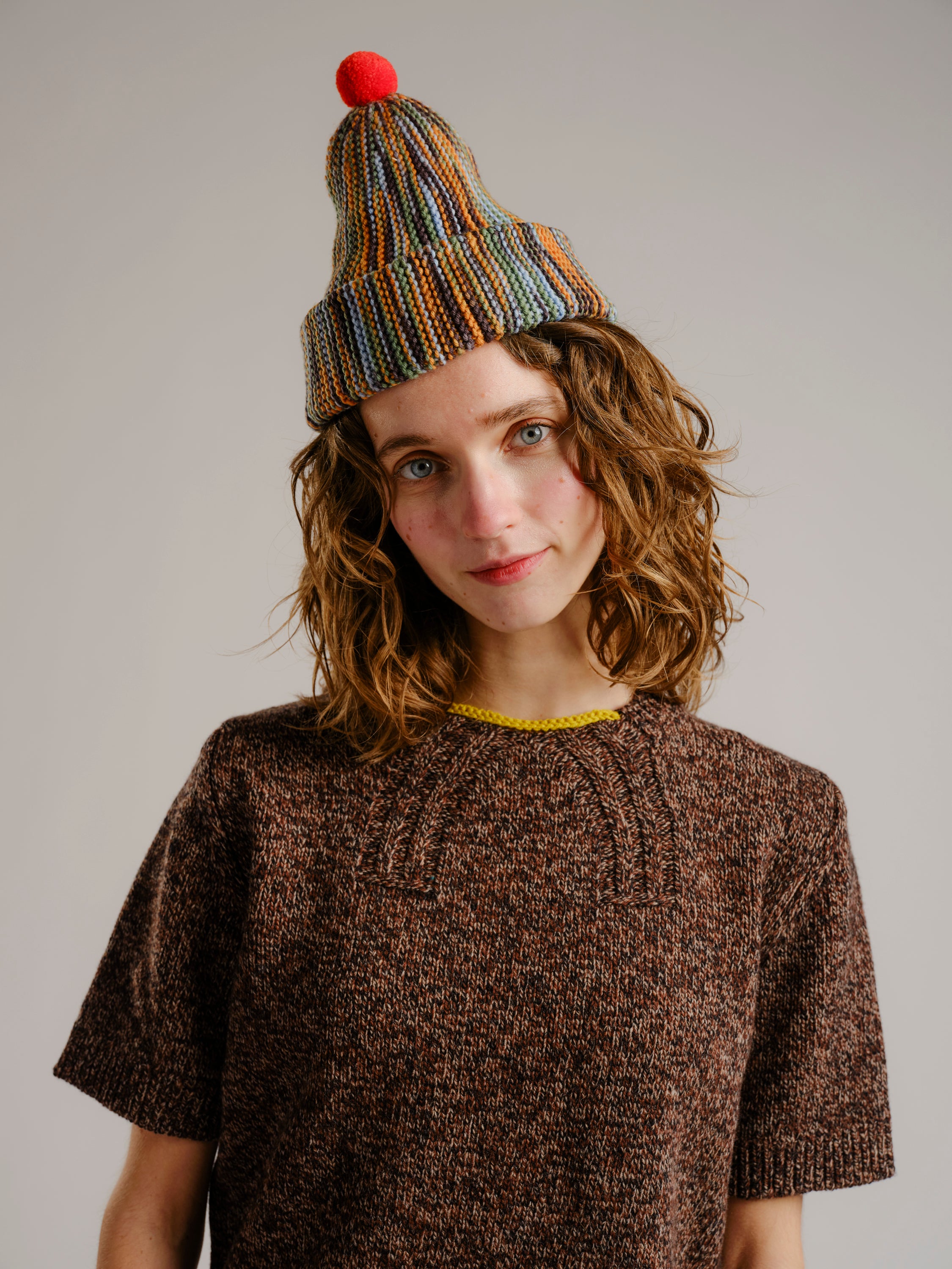 Peak Tee - Walnut Marl