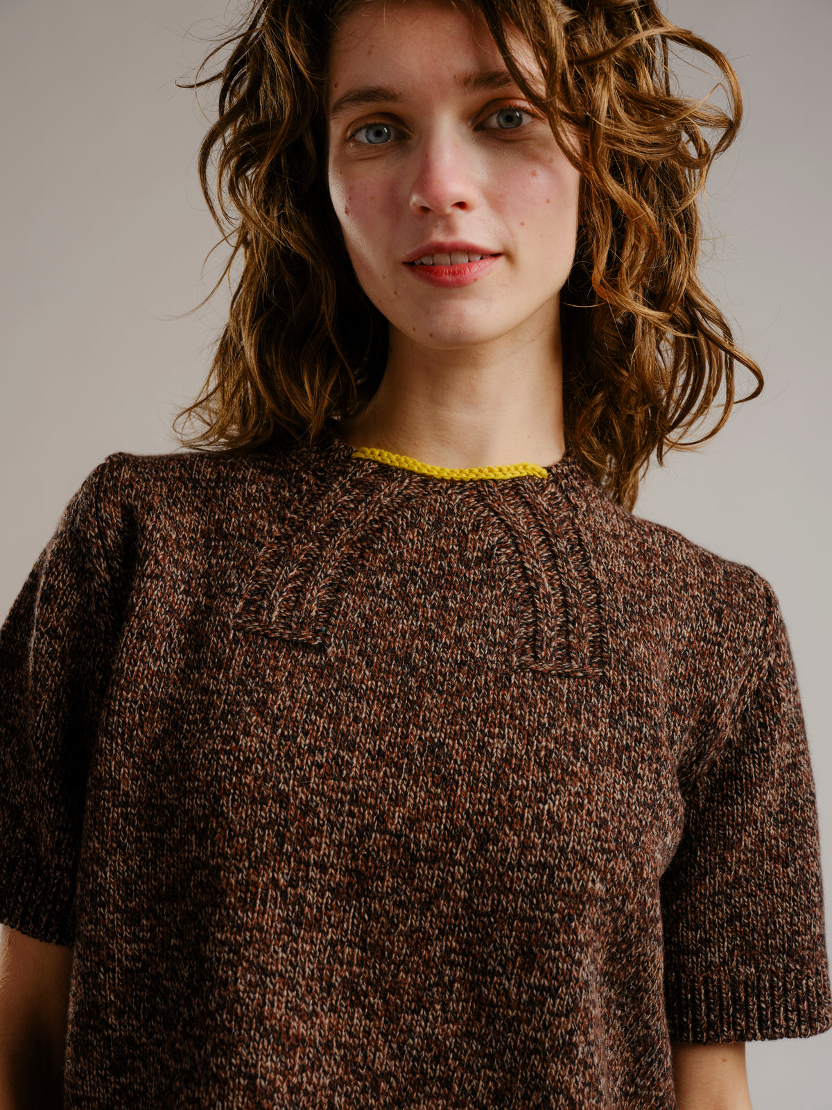 Peak Tee - Walnut Marl